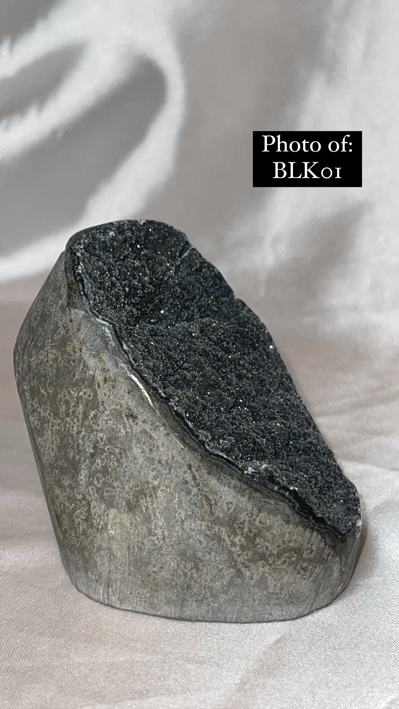 Black Amethyst Cut Base