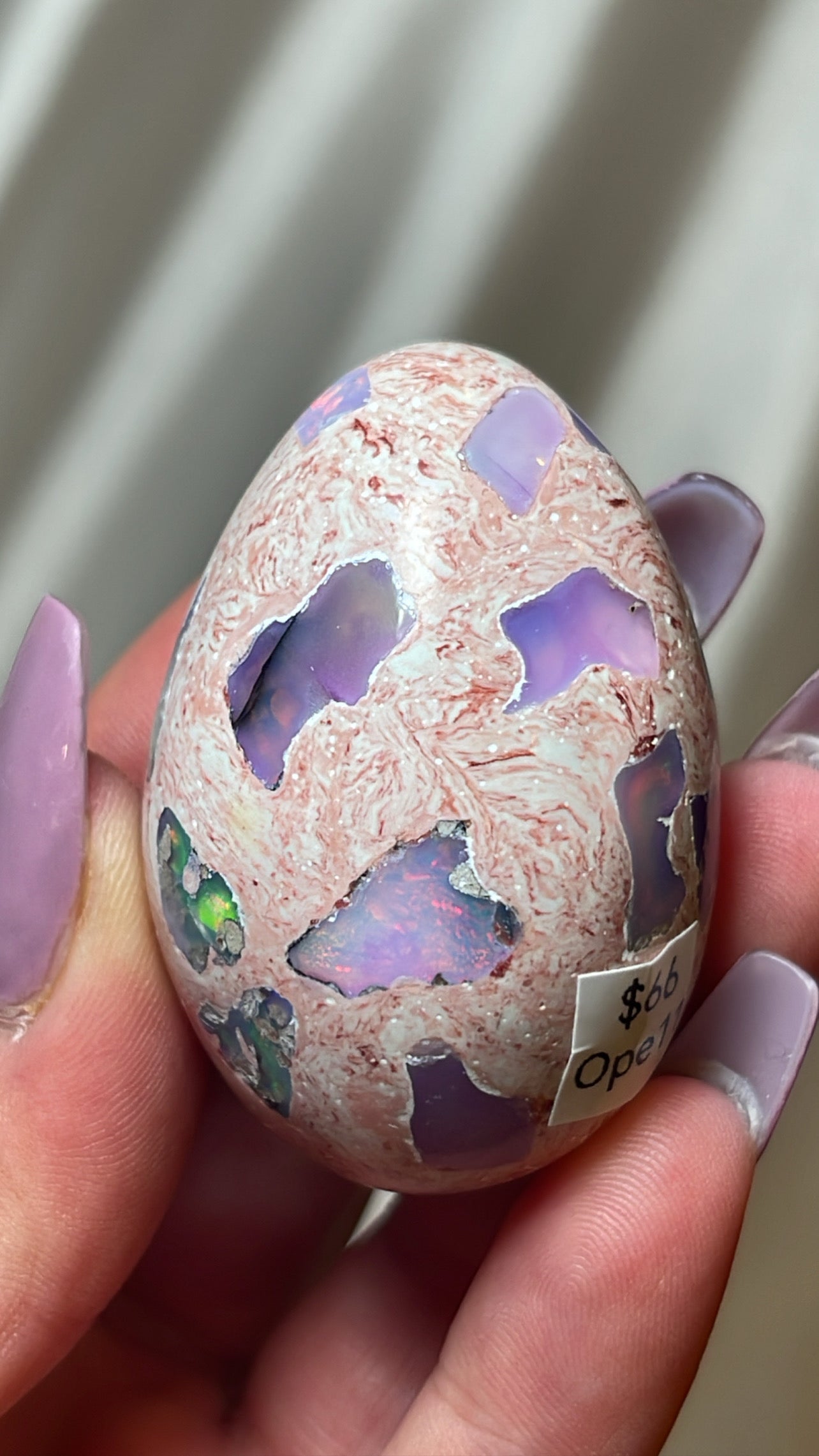 Mexican Fire Opal AAA Egg