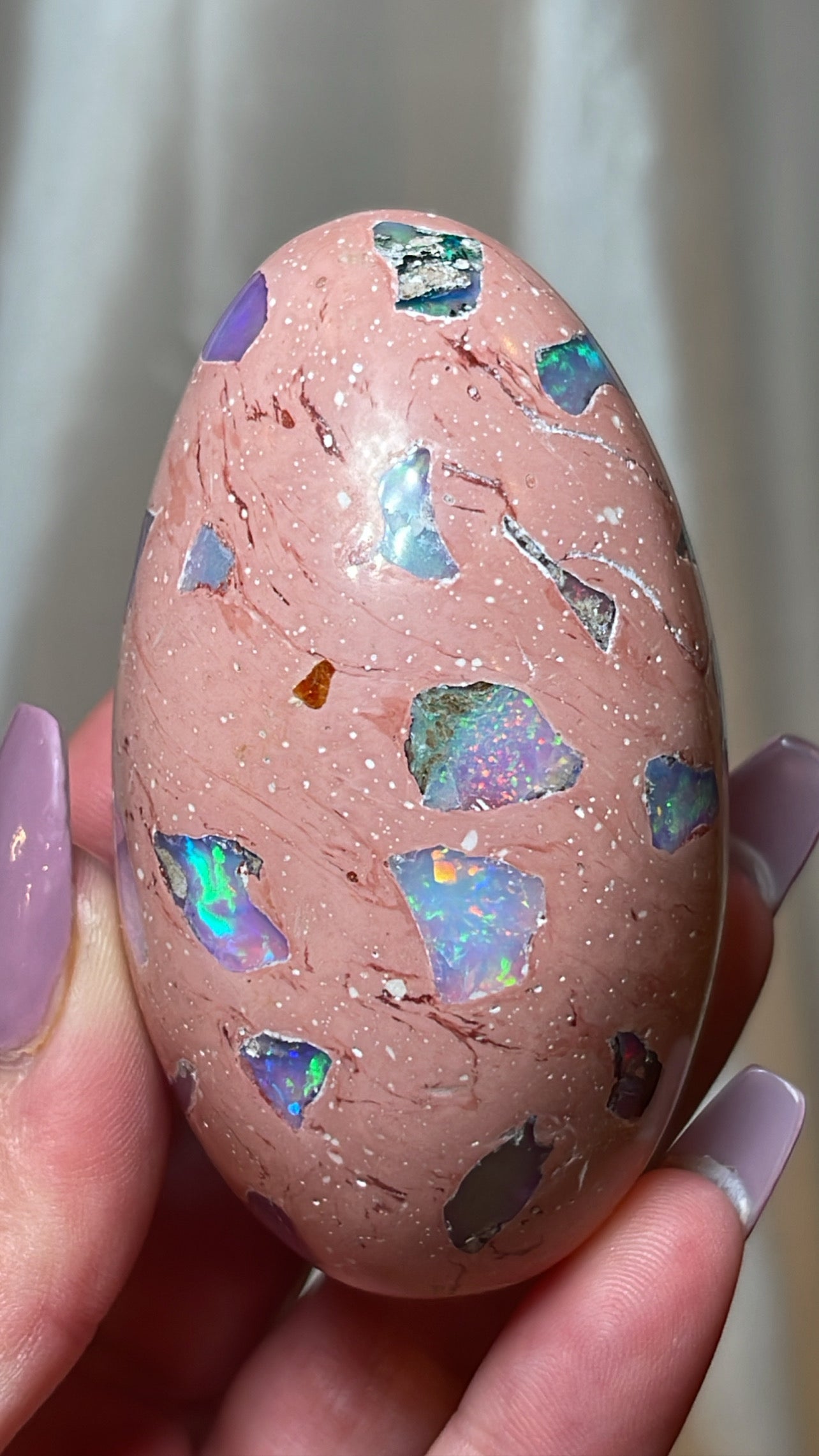Mexican Fire Opal AAA Egg