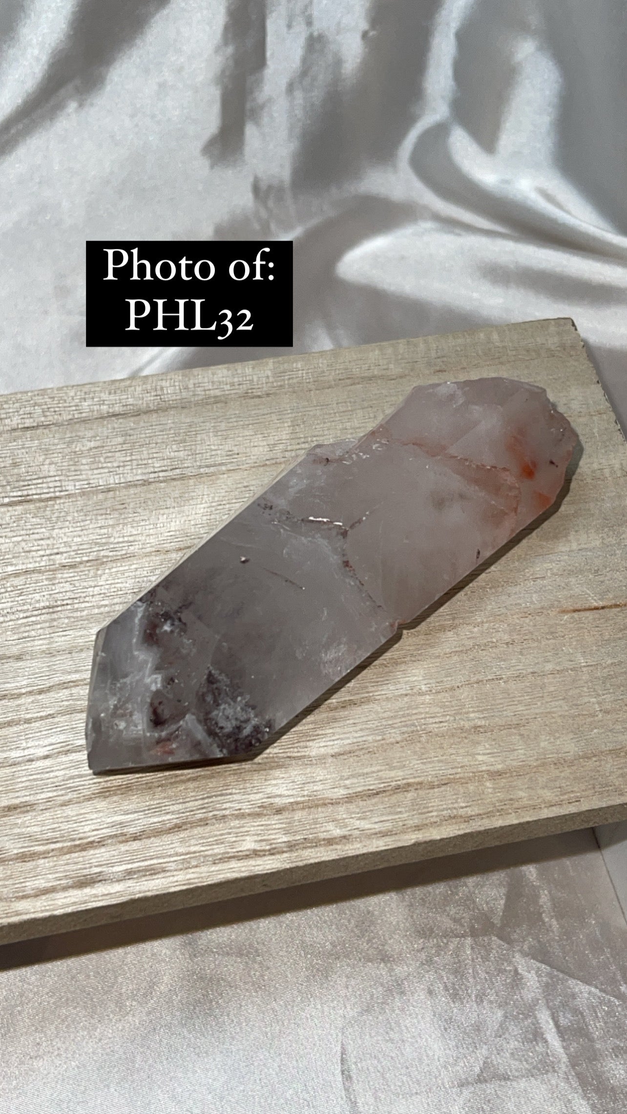 HIGH VIBRATION Hematite Lithium Semi Polished Point Large (one left!!!)