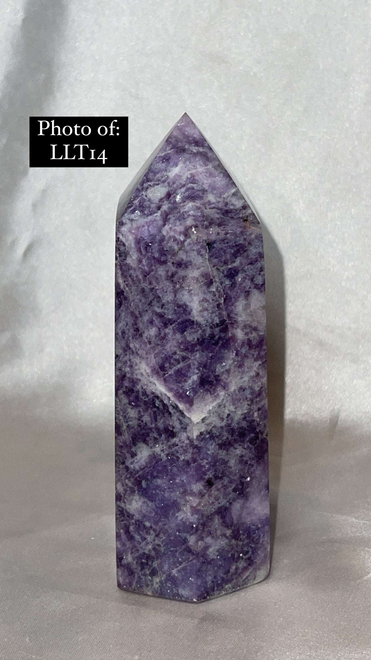Large Lepidolite Tower