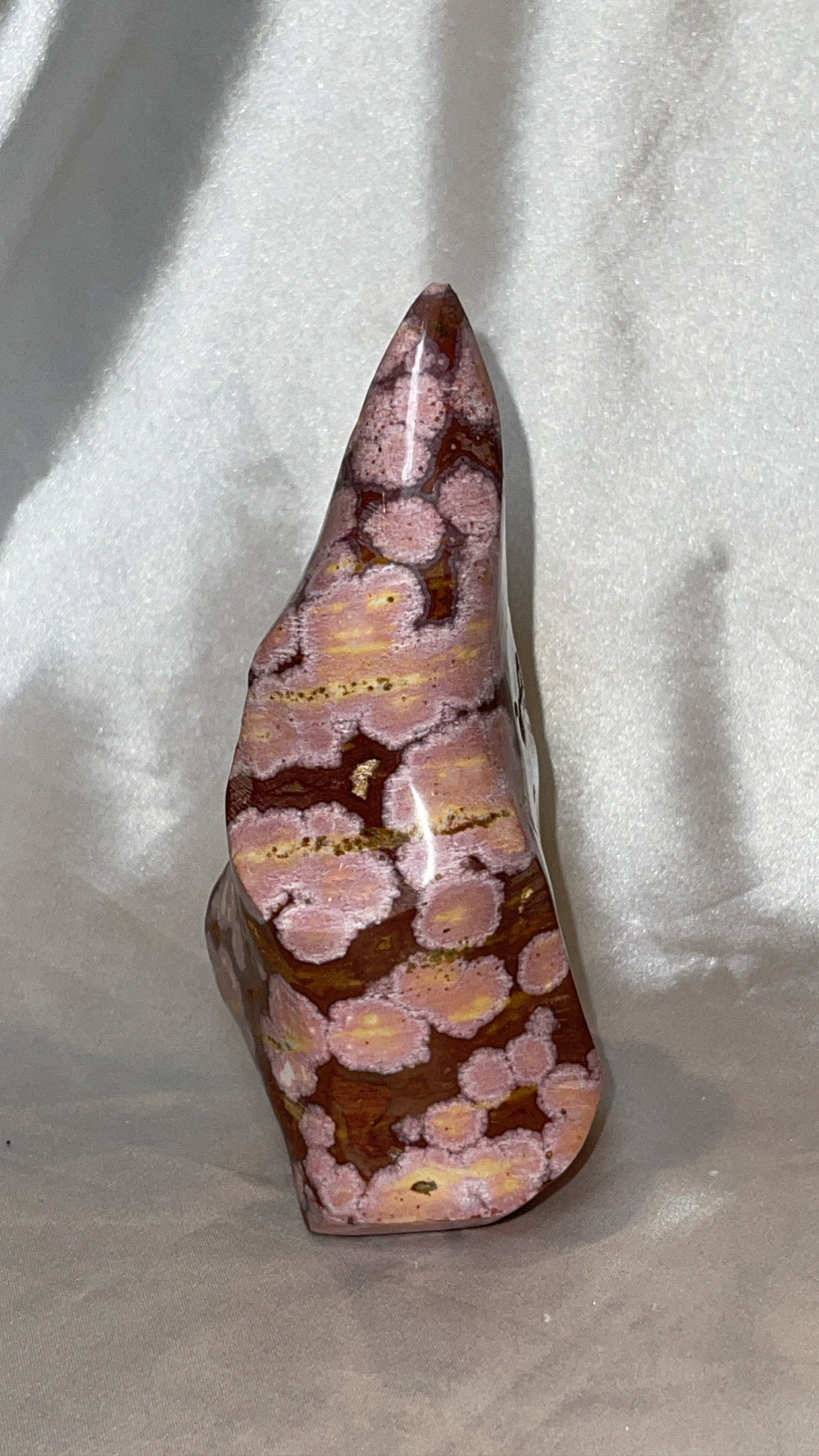 Pink Ocean Jasper AAA Large Flame