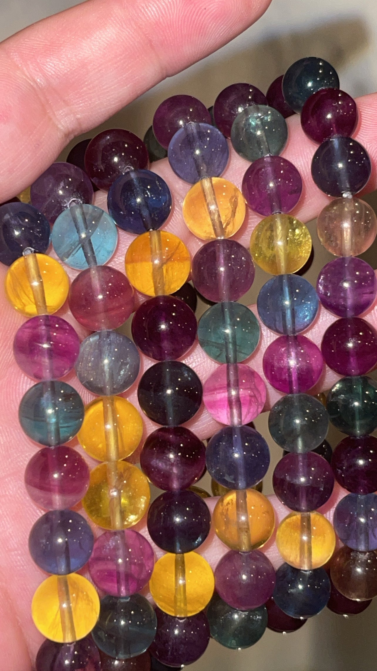 Candy Fluorite AAA Bracelet 10mm