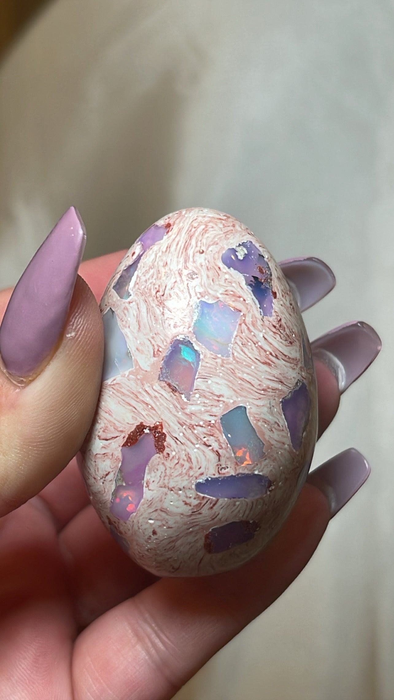 Mexican Fire Opal AAA Egg