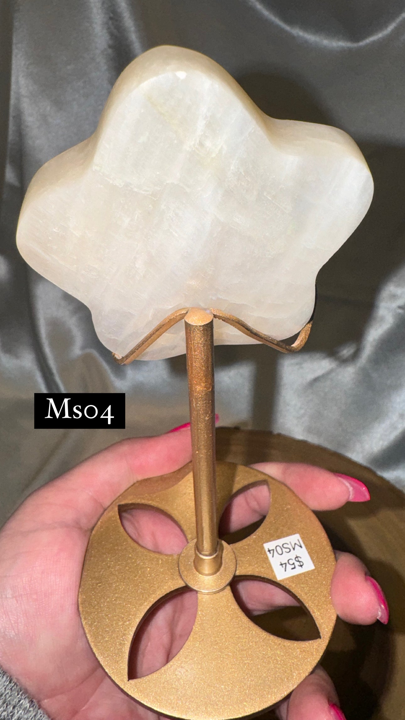 Moonstone Star on Stand AAA