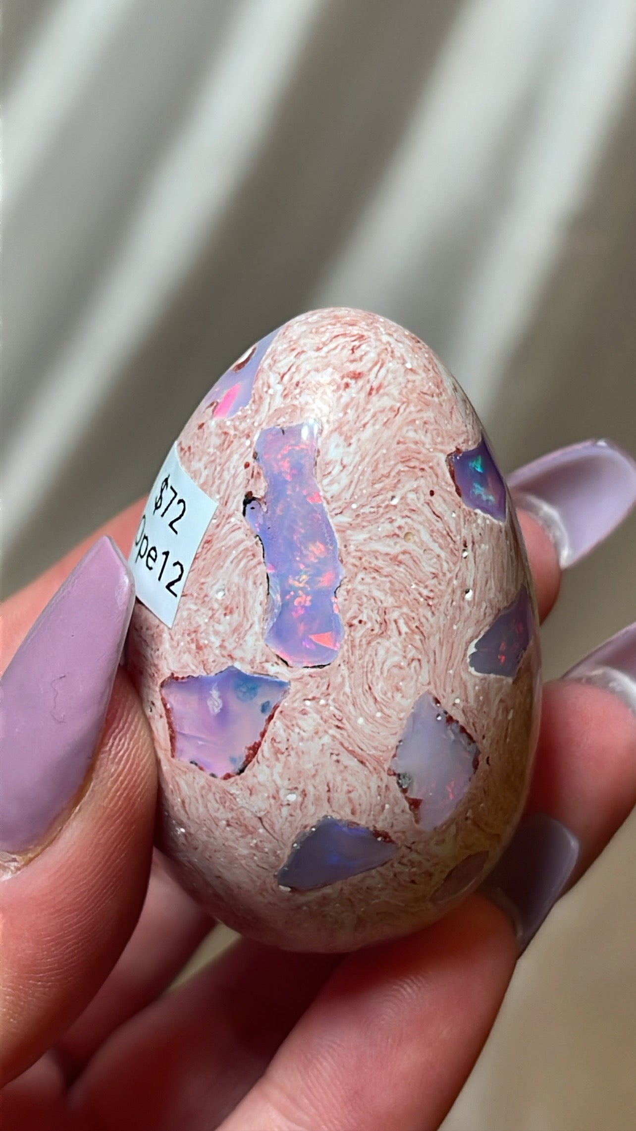 Mexican Fire Opal AAA Egg