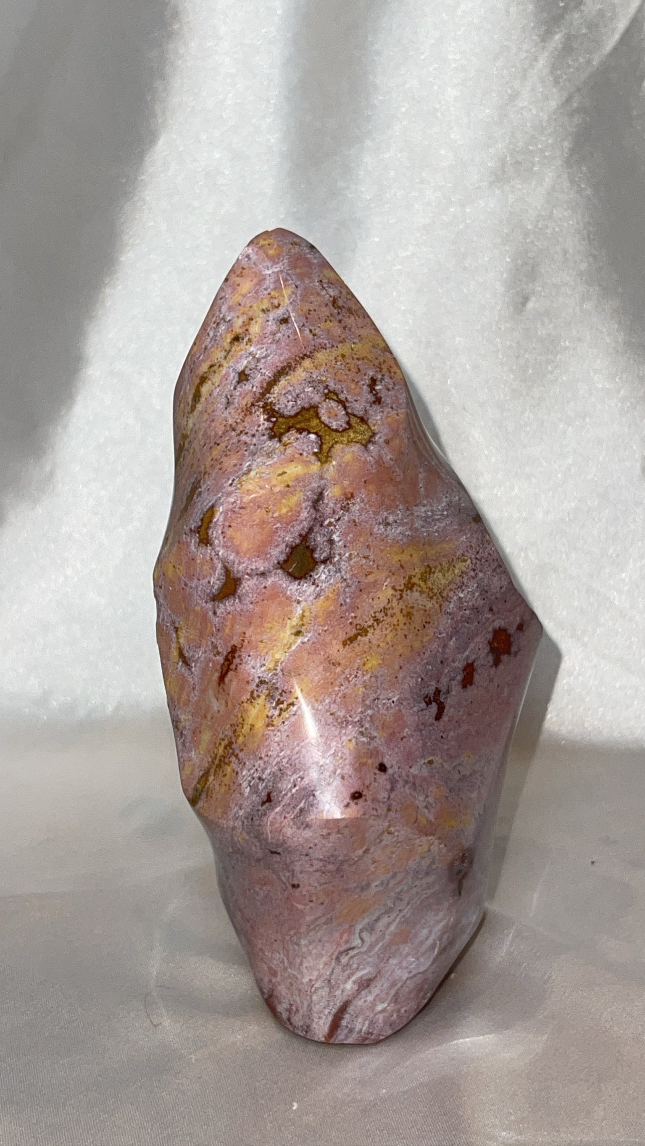 Pink Ocean Jasper AAA Large Flame