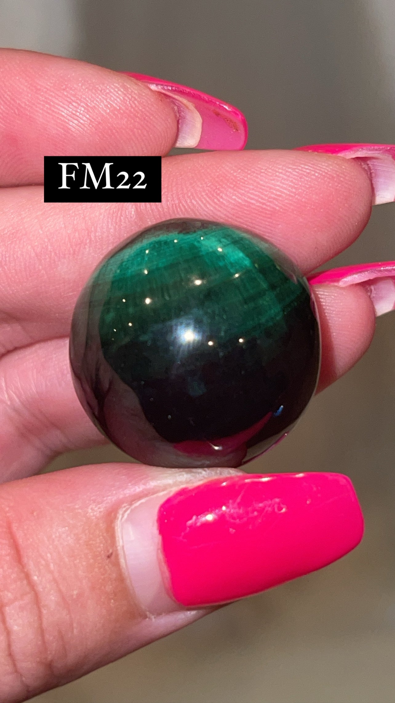 Velvet Fibrous Malachite AAA Sphere
