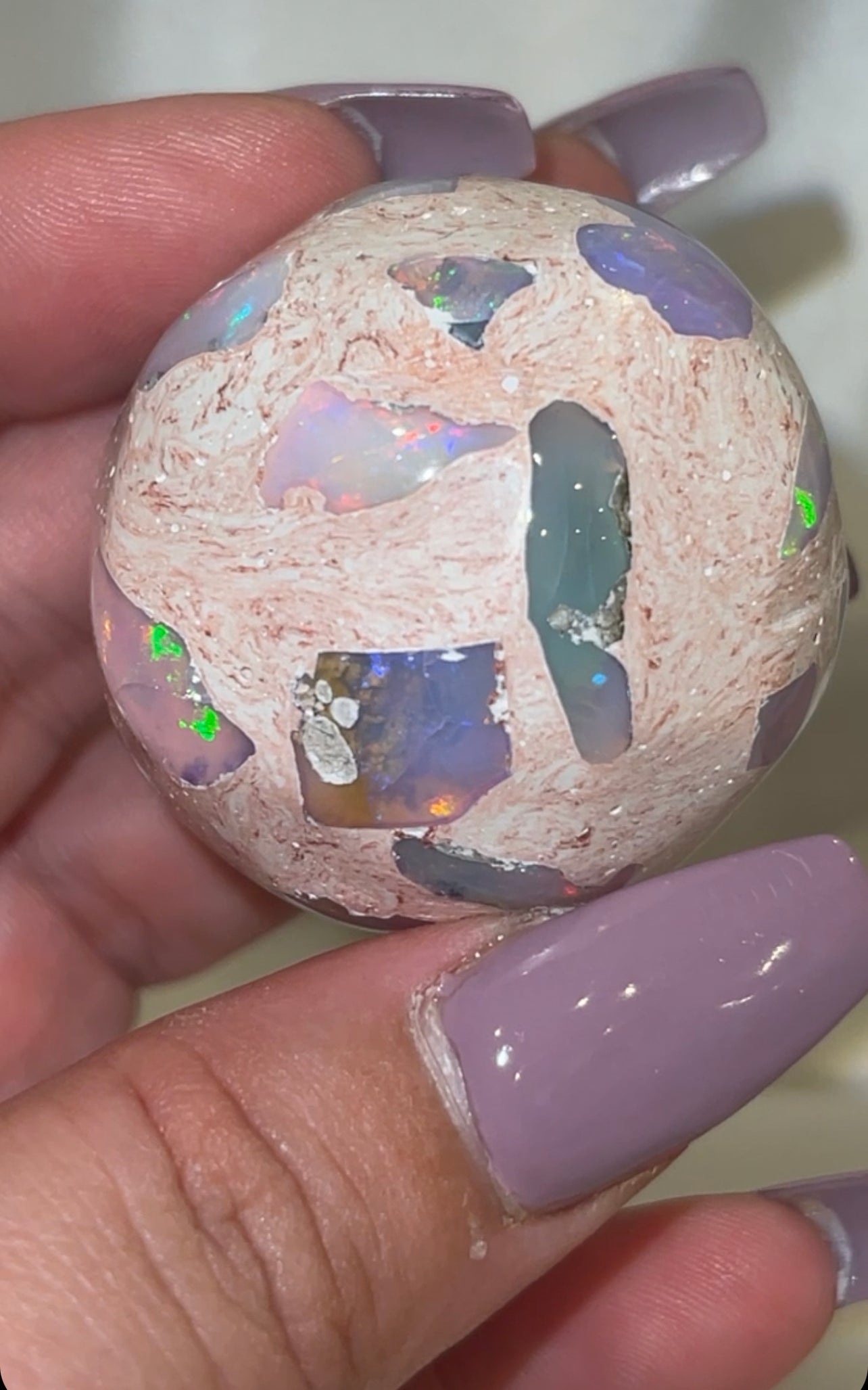 Mexican Fire Opal AAA Sphere