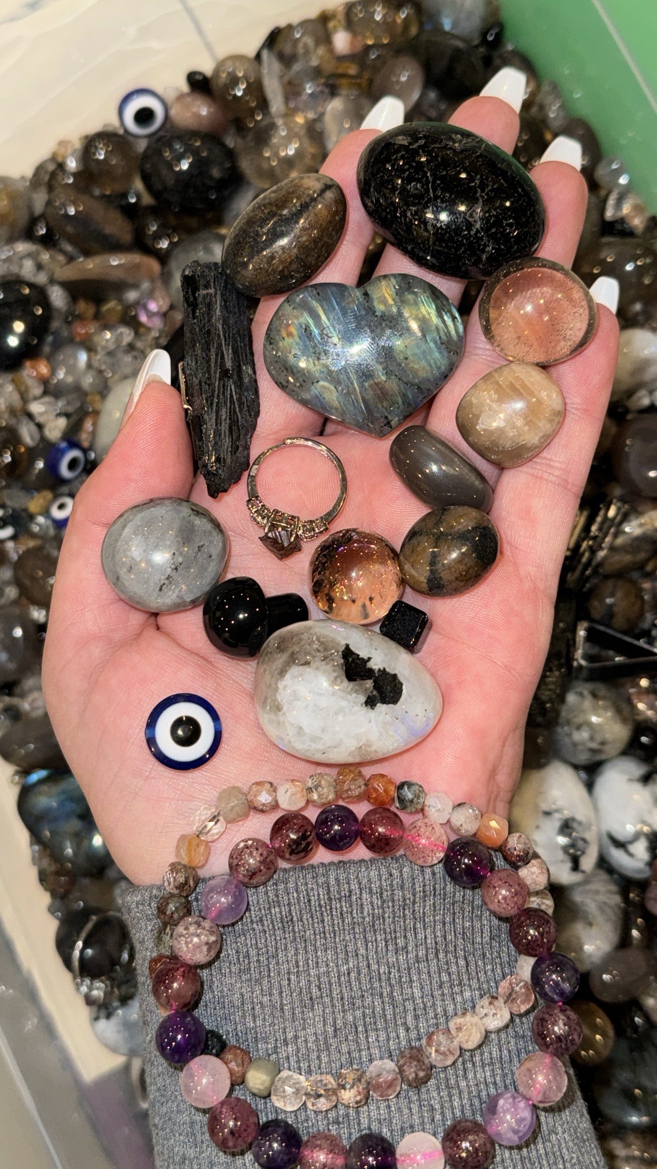 Protection Crystal Confetti Scoop