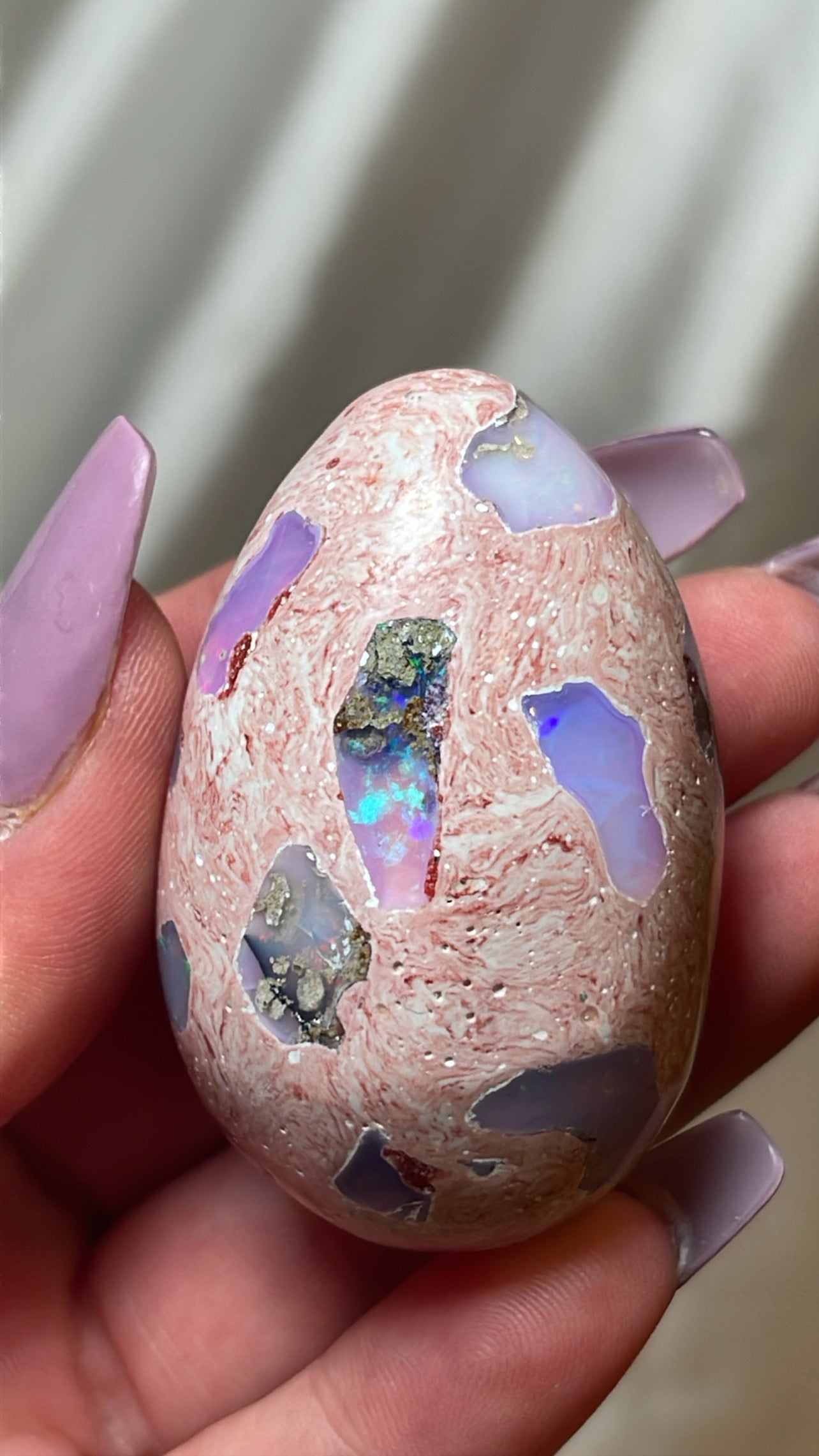Mexican Fire Opal AAA Egg