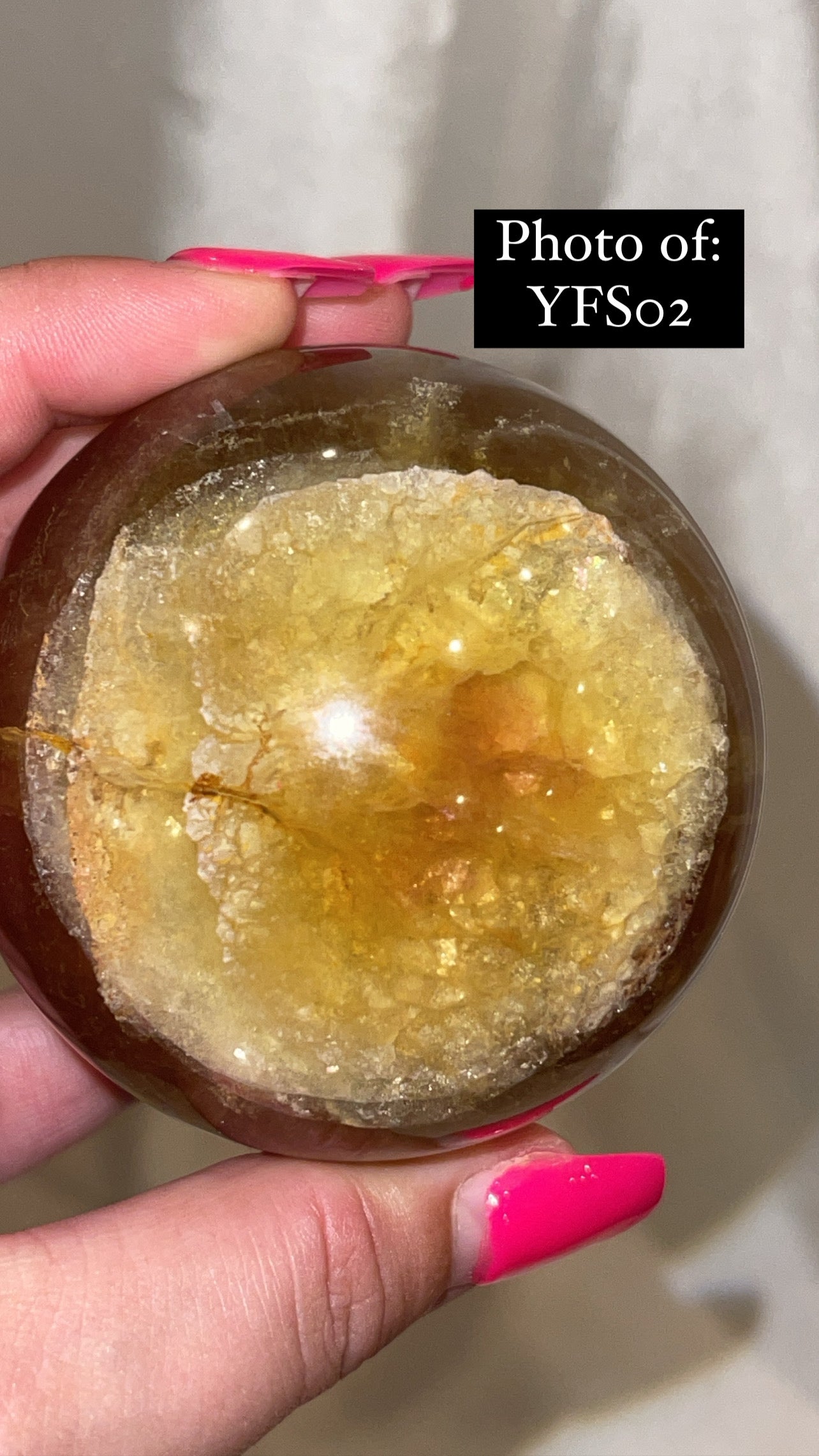 Bumblebee Fluorite Large Sphere