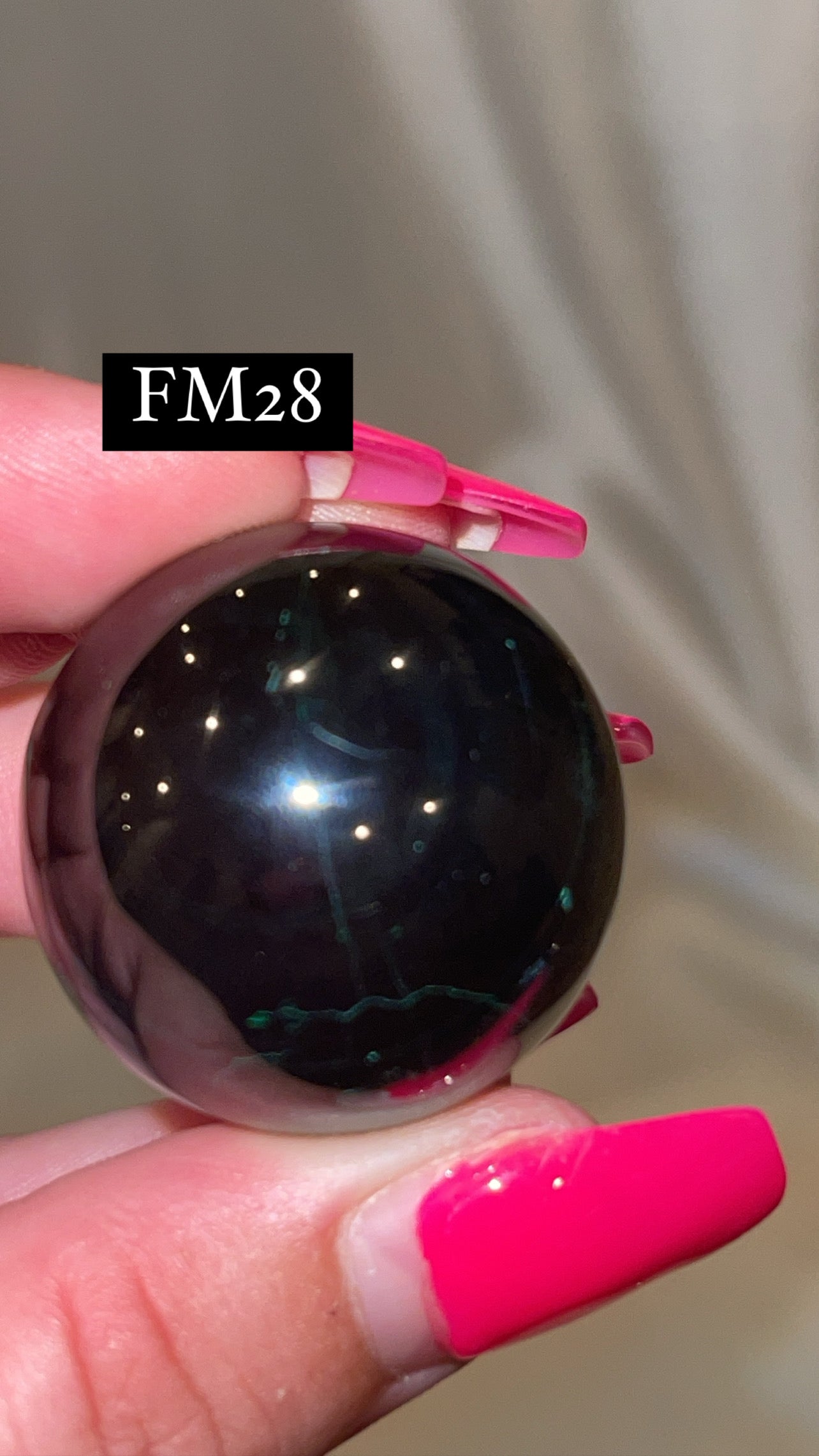Velvet Fibrous Malachite AAA Sphere