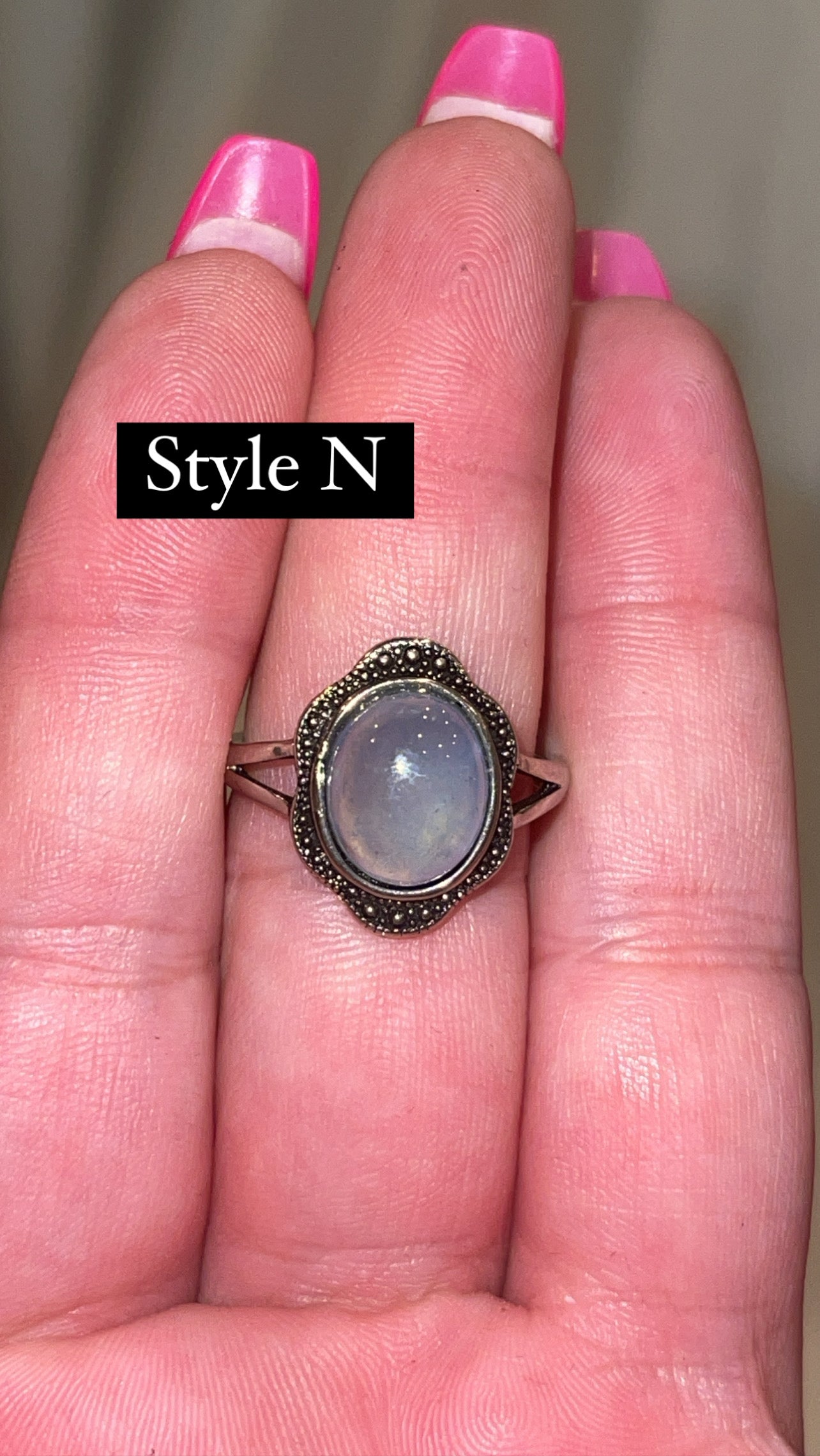 Aquamarine AAA Adjustable Ring