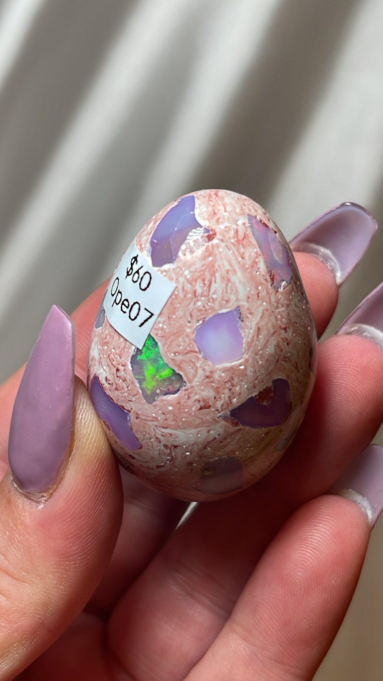 Mexican Fire Opal AAA Egg