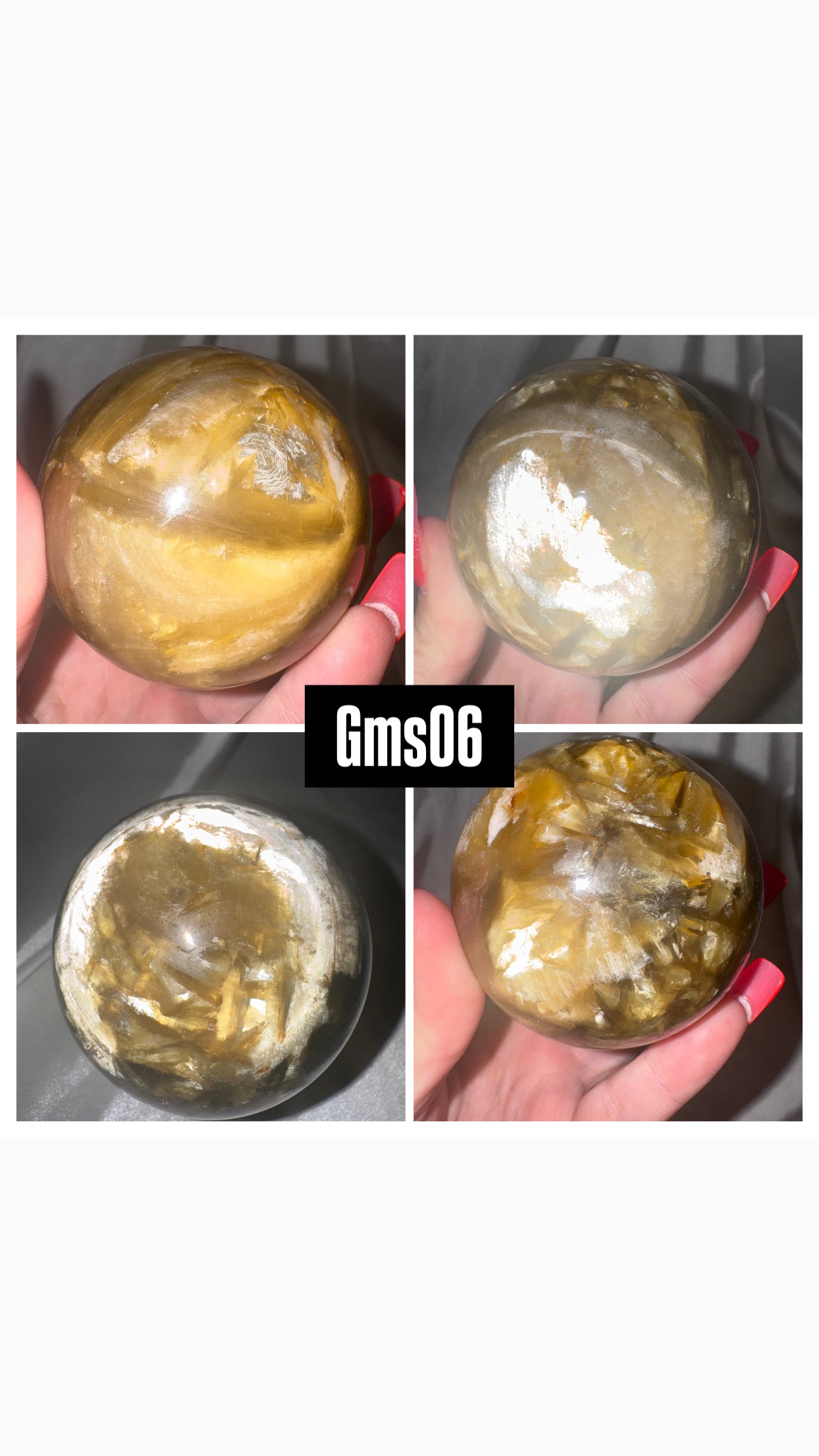 Golden Mica Muscovite XL Sphere