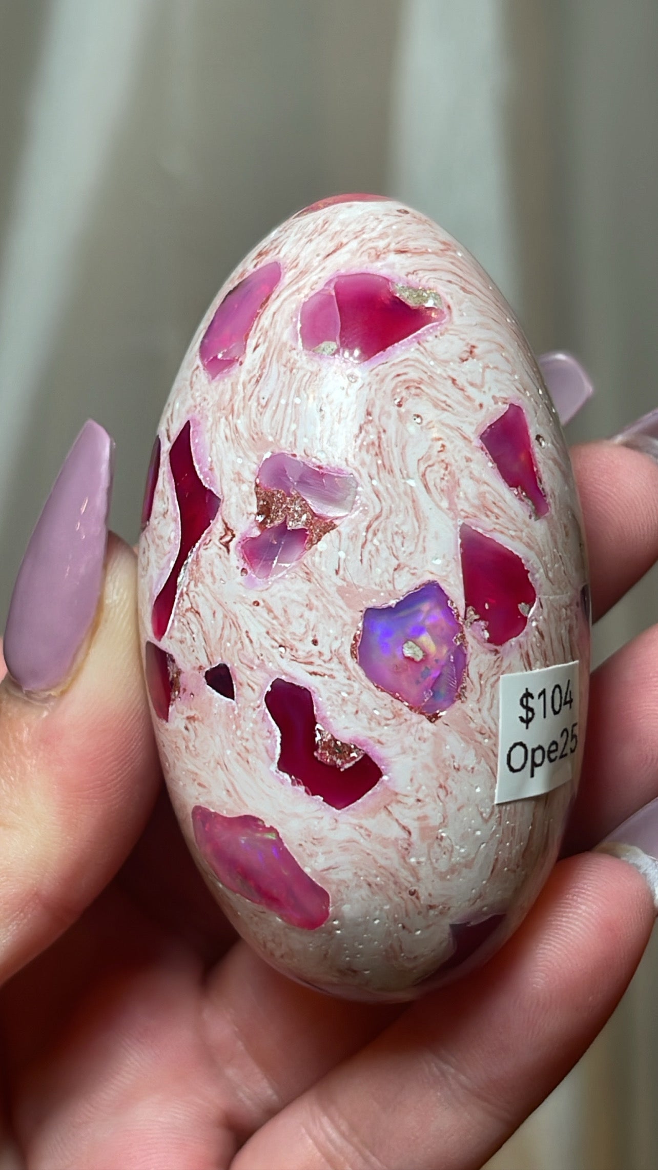 Mexican Fire Opal AAA Egg