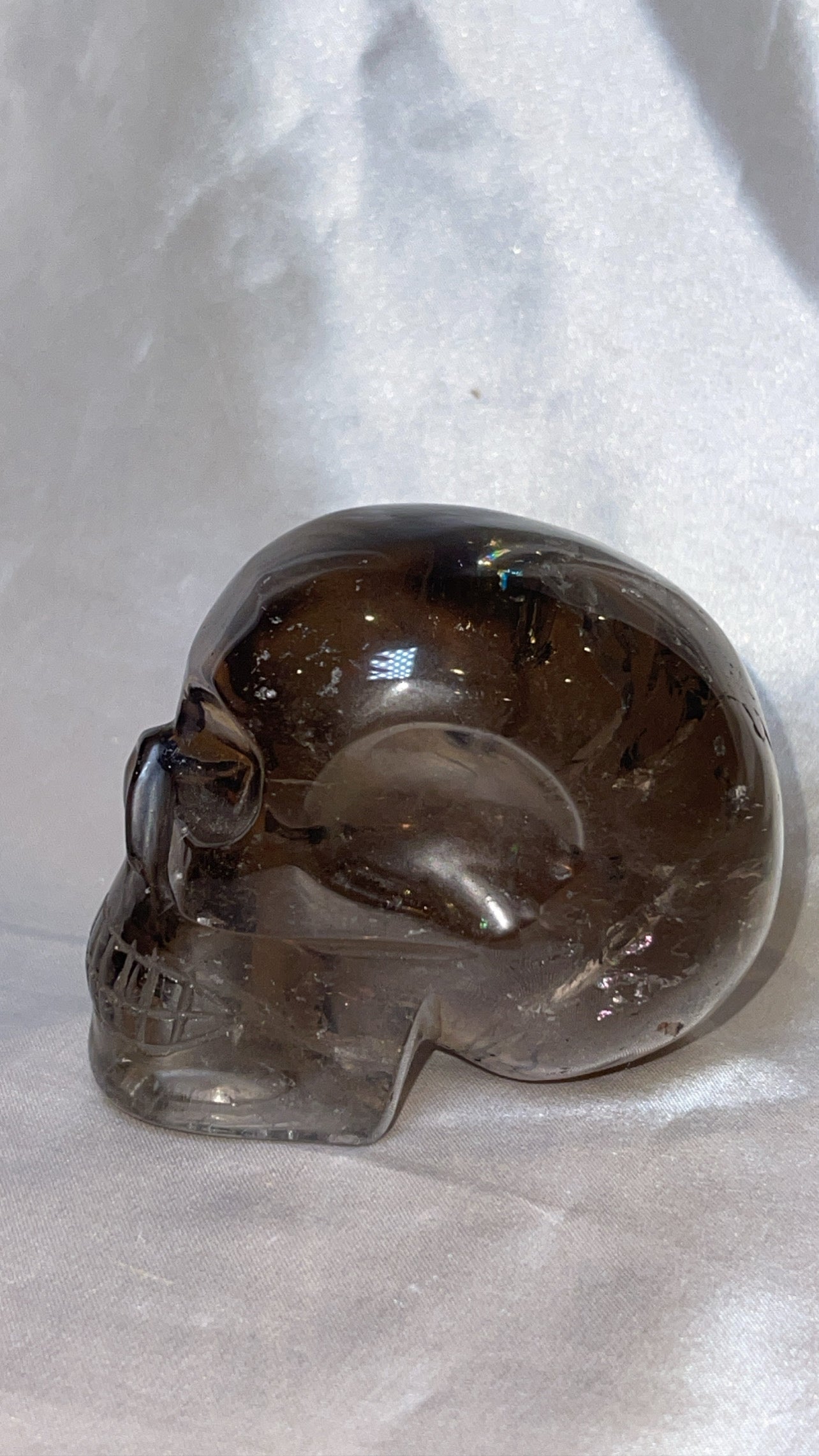 Smoky Quartz AAA Master Carved Large Skull