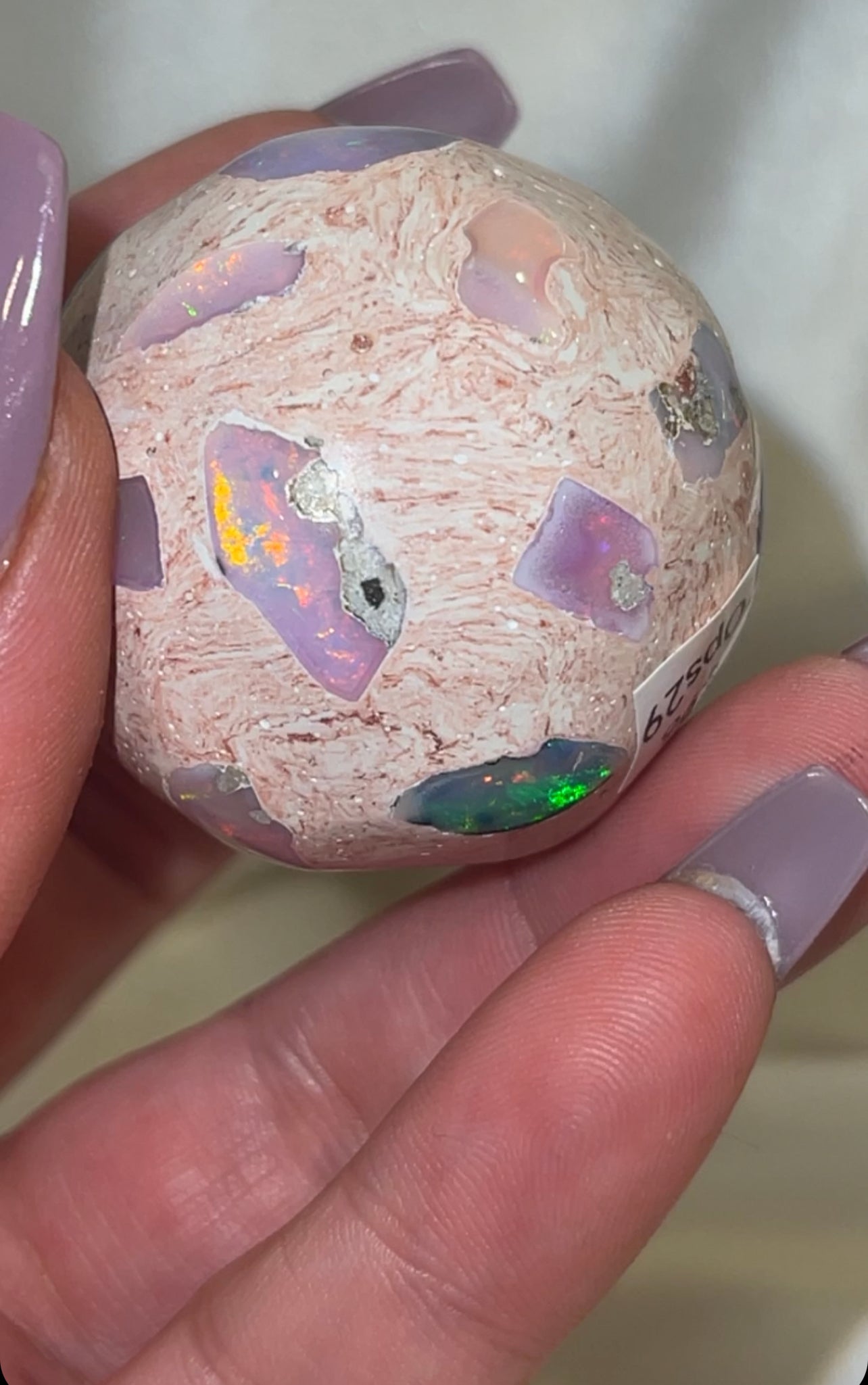 Mexican Fire Opal AAA Sphere