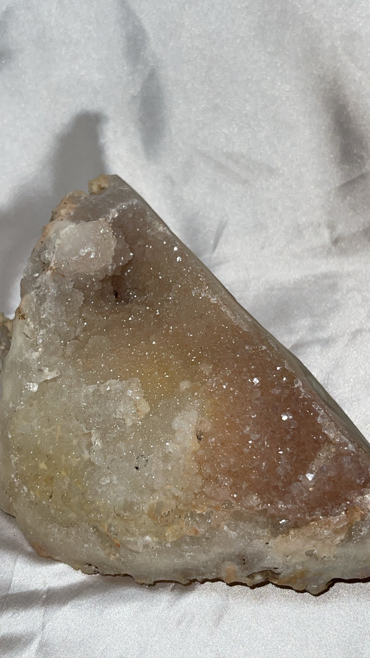 Druzy Pink Amethyst Large Cut Base