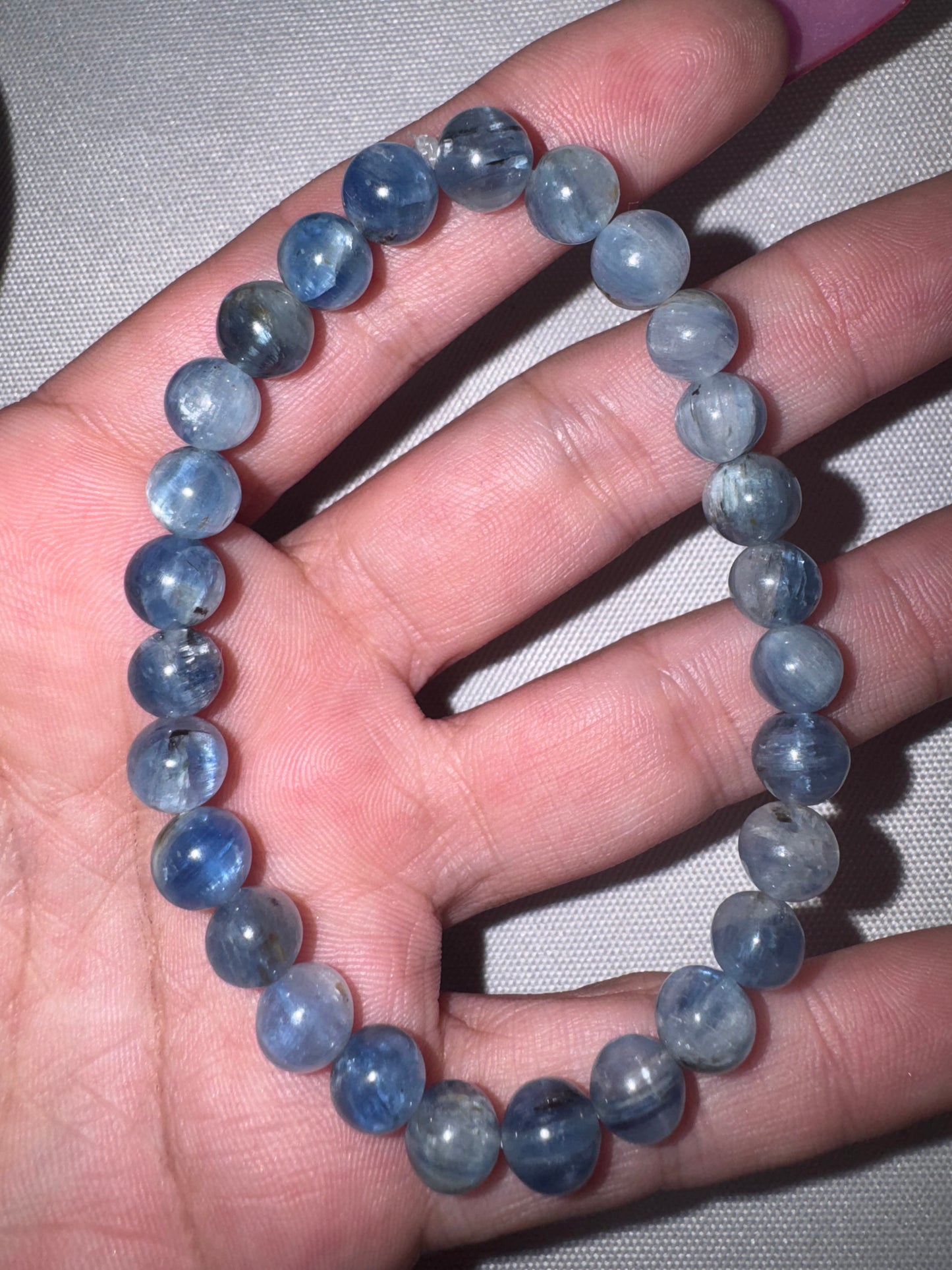 Blue Kyanite AAA Bracelet (8mm)