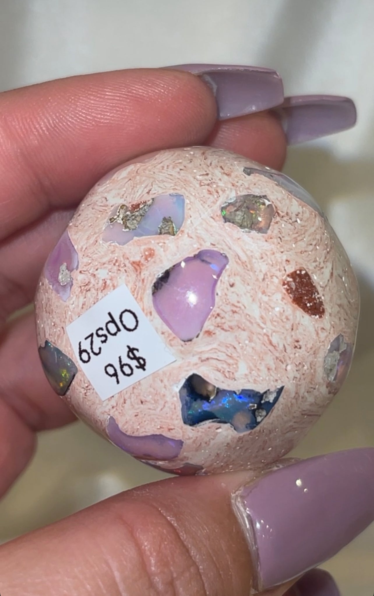 Mexican Fire Opal AAA Sphere