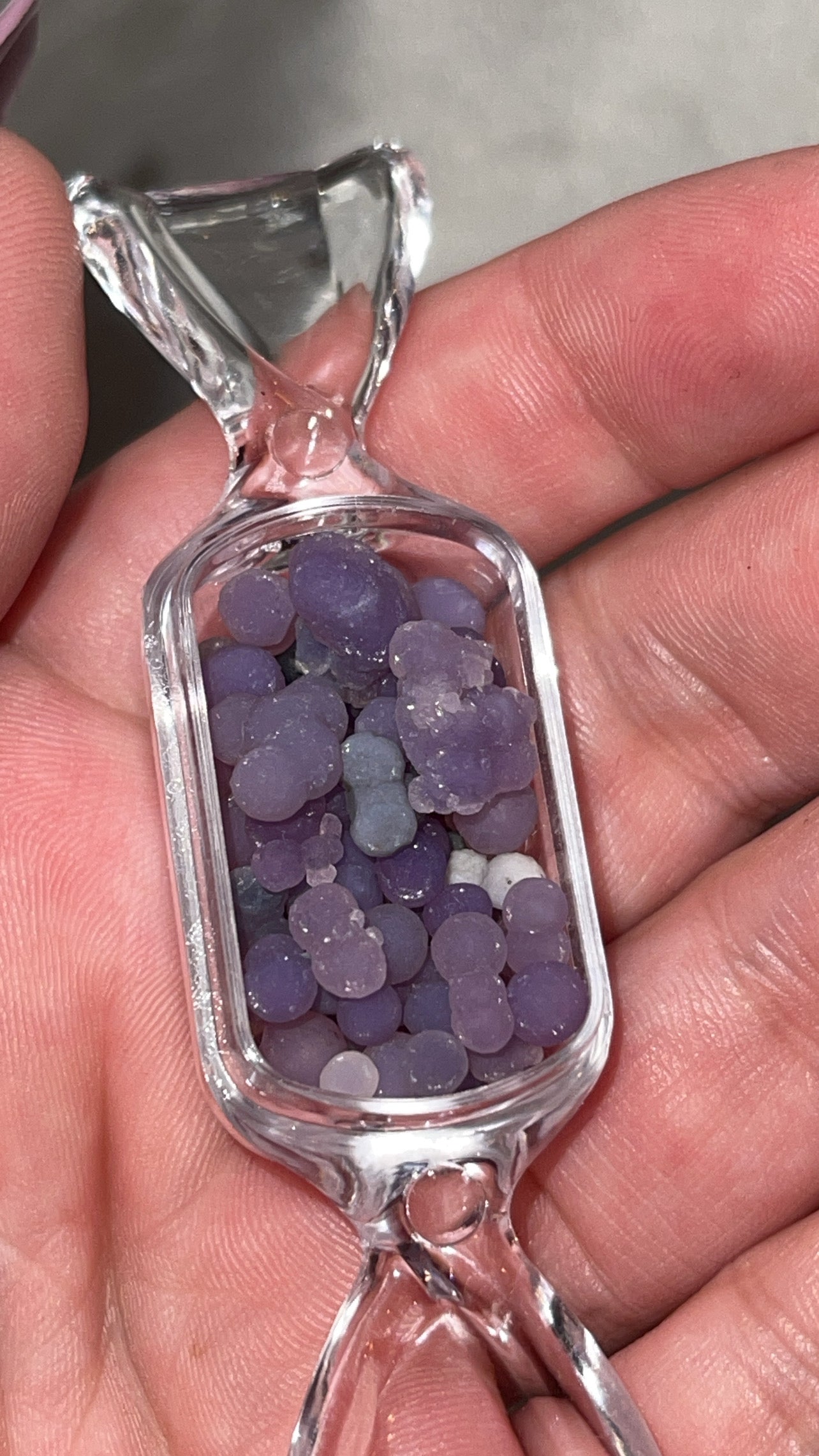 Grape Agate AAA filled Candy (20 grams)