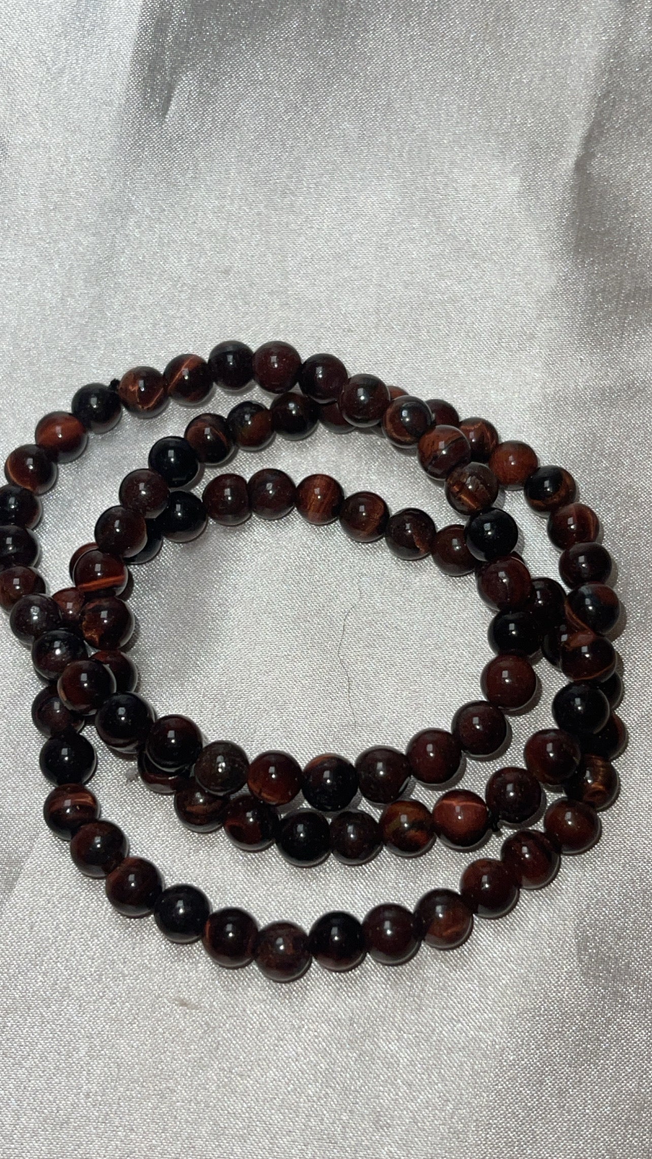 Red Tigers Eye 6mm Bracelet