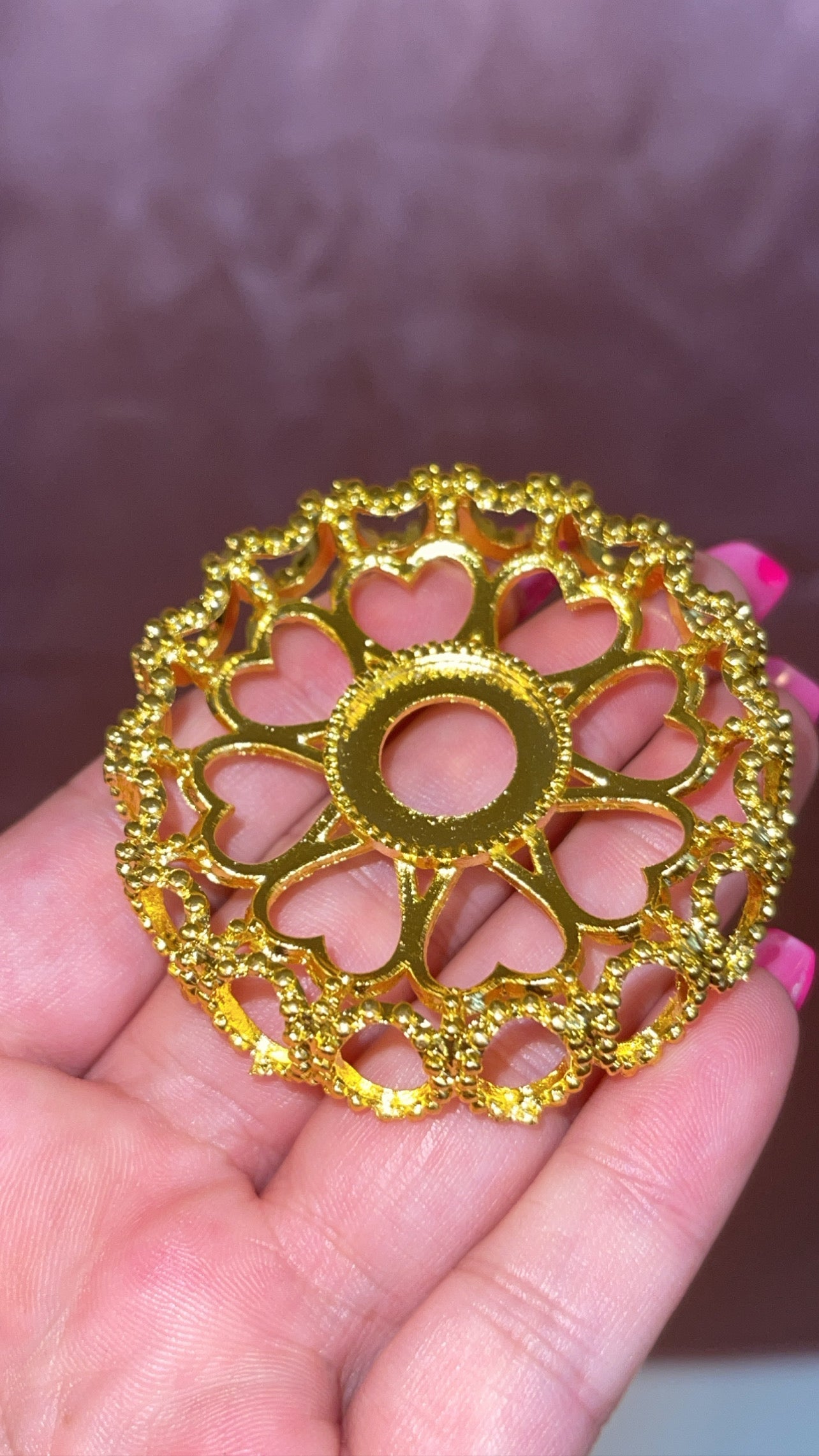 Fancy Sphere Stand Gold/Silver