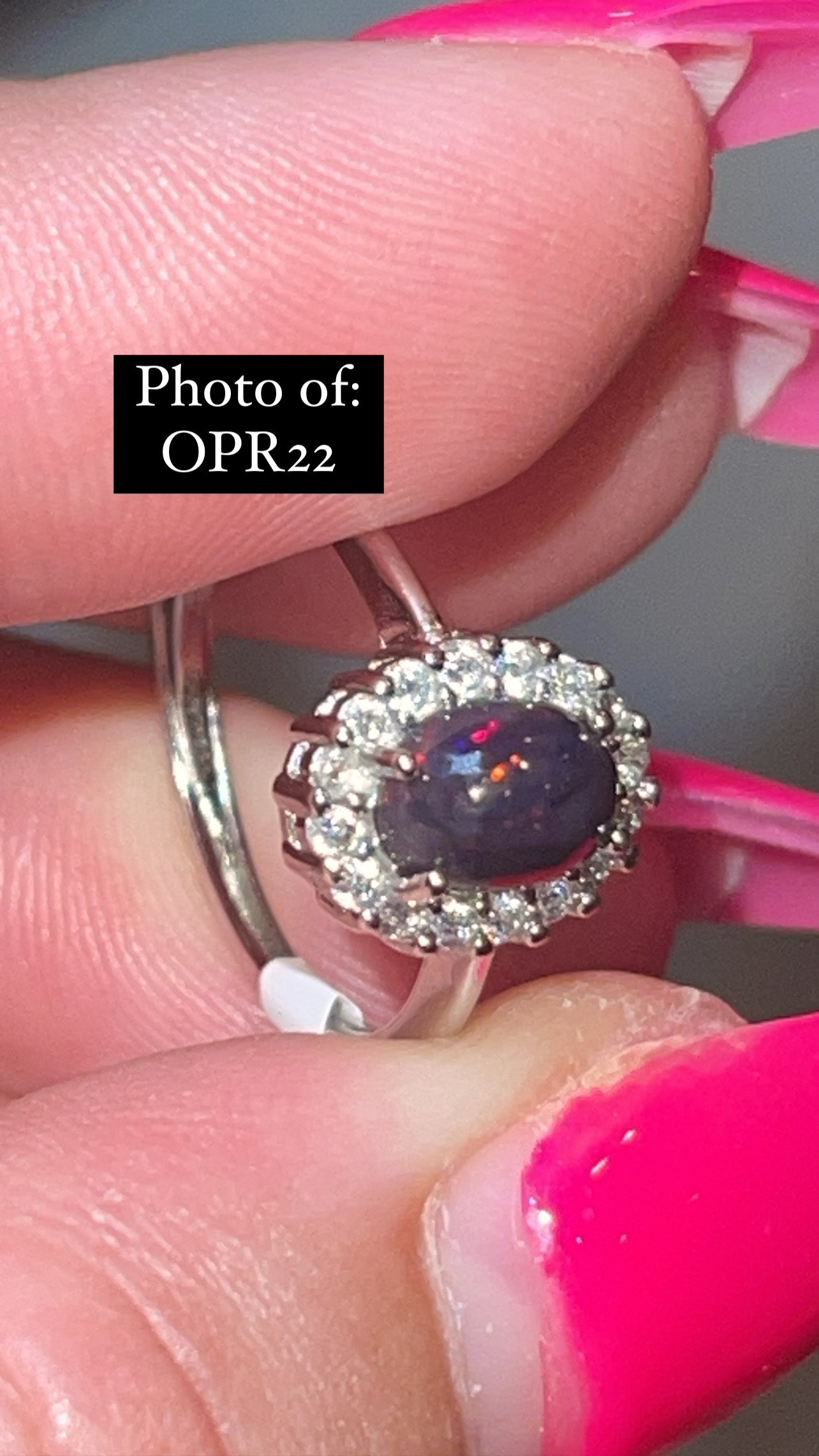 Ethiopian Welo Opal 925 Sterling Silver Adjustable Ring (Choose Your Own)