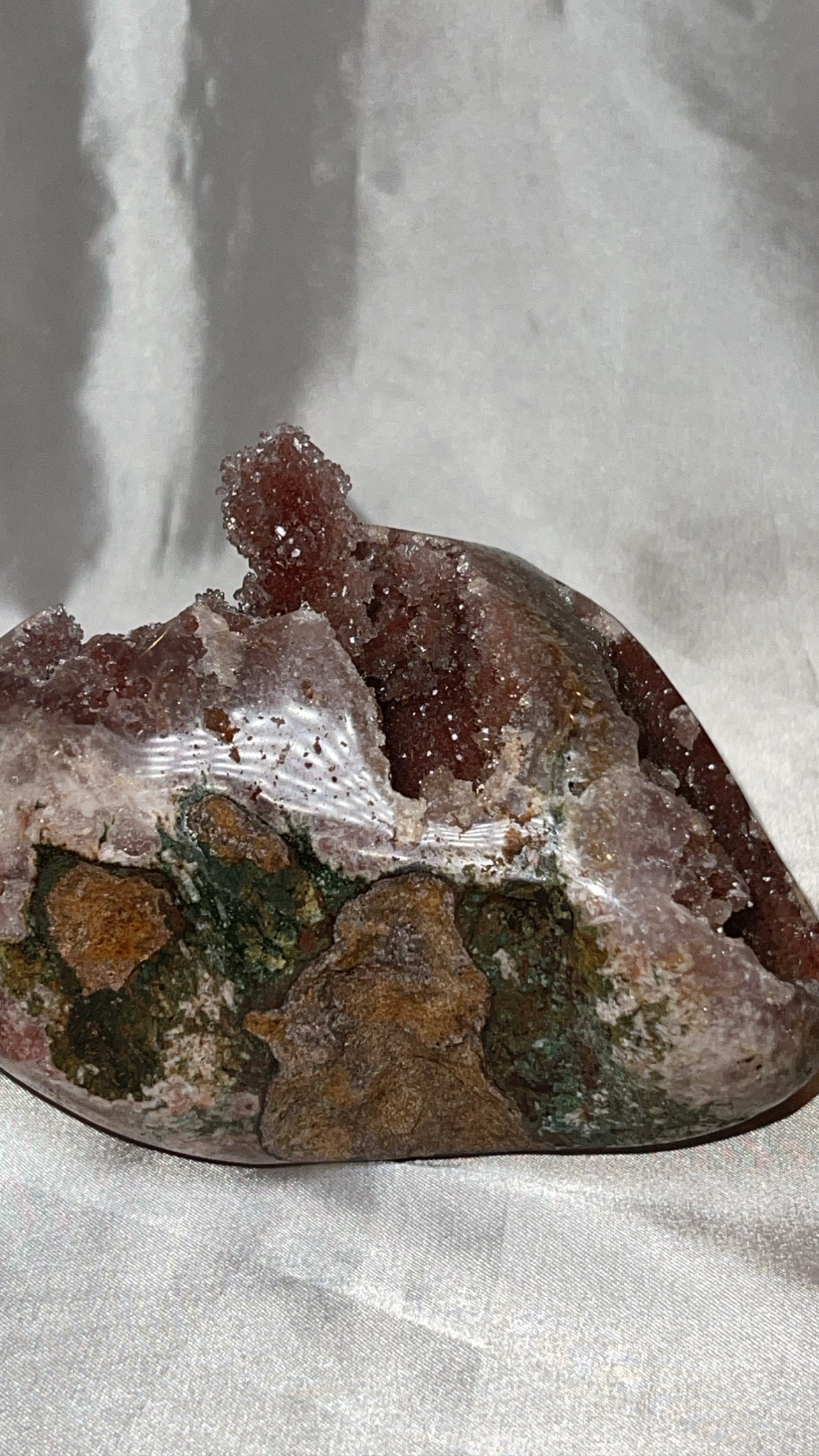 Pink Amethyst Druzy Large Stalachtite Freeform