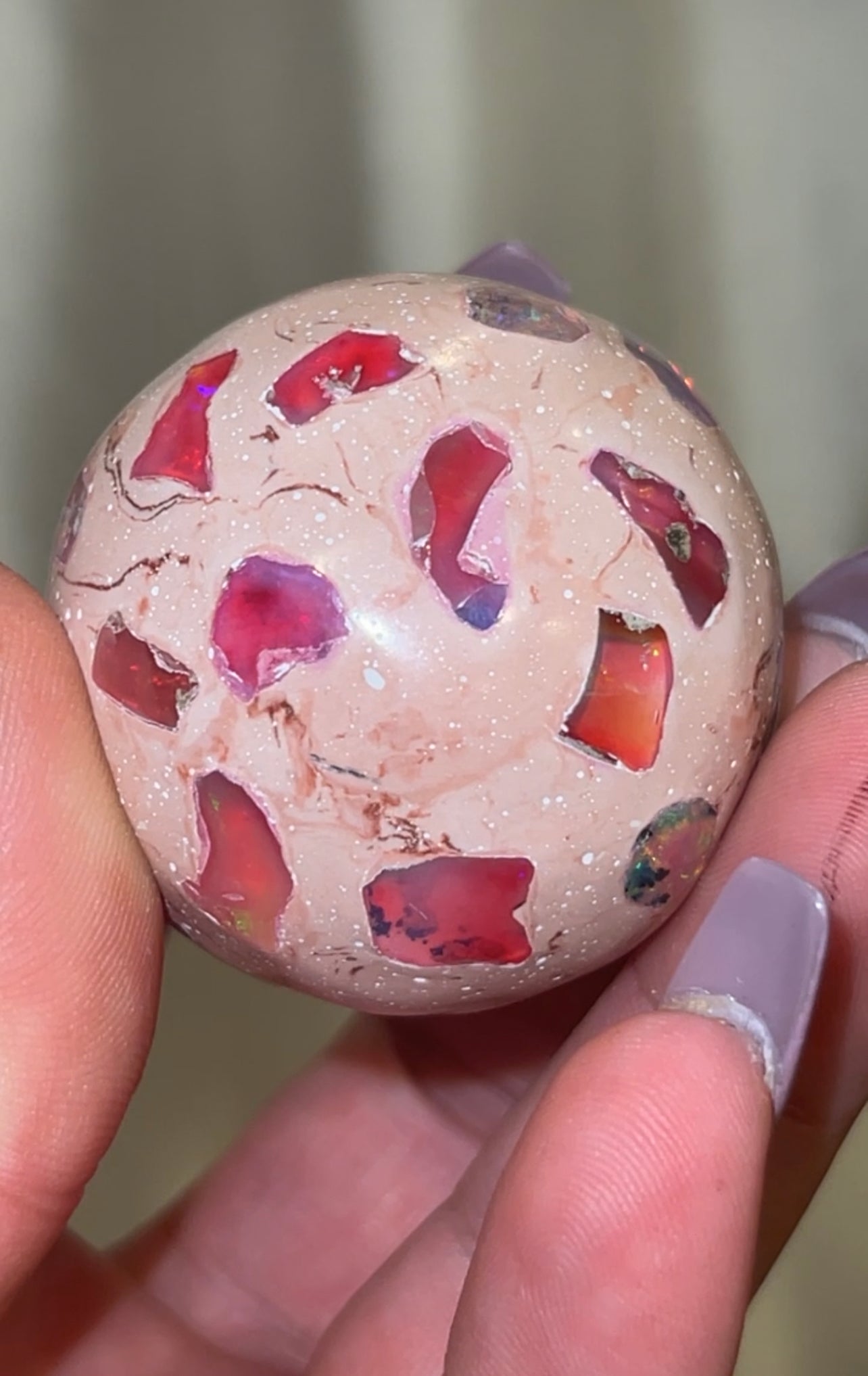 Mexican Fire Opal AAA Sphere