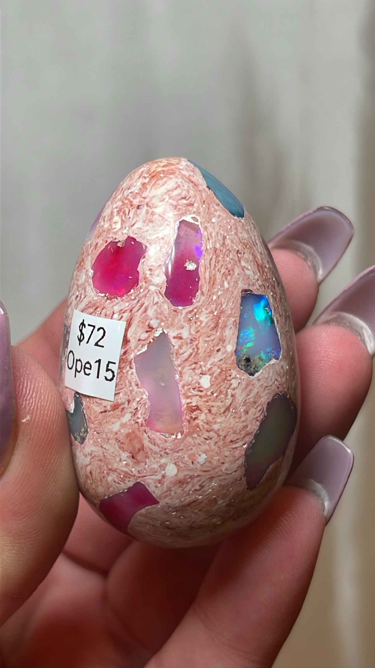 Mexican Fire Opal AAA Egg