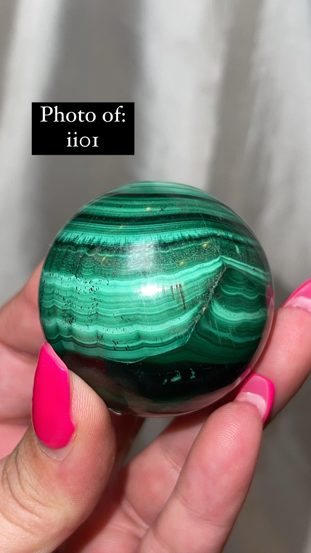 Malachite AA Large/XL Sphere