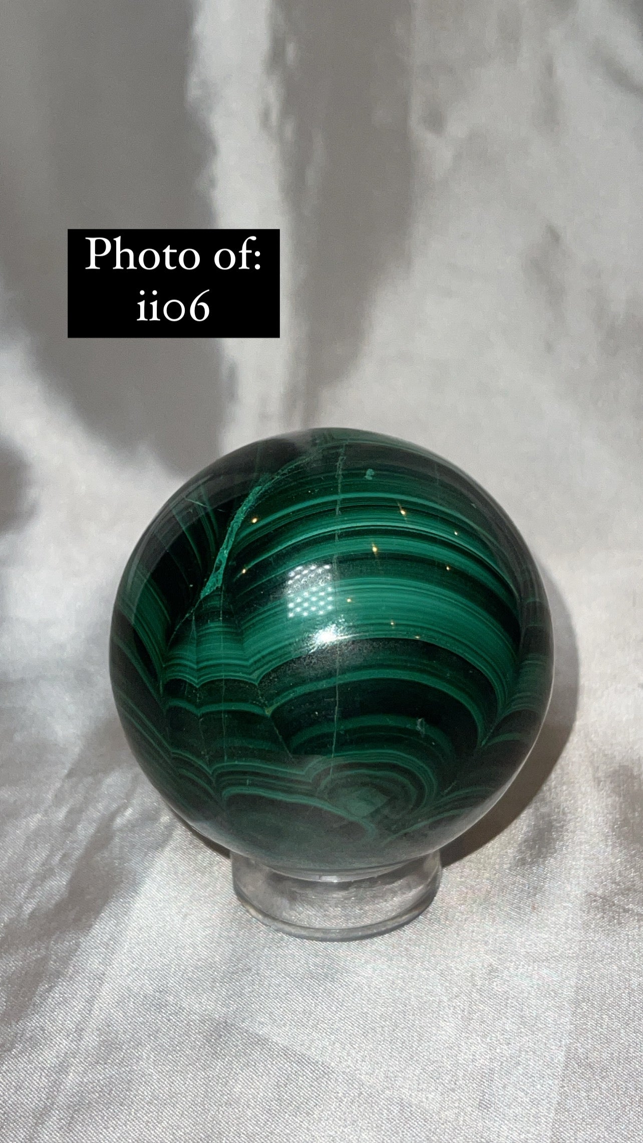 Malachite AA Large/XL Sphere