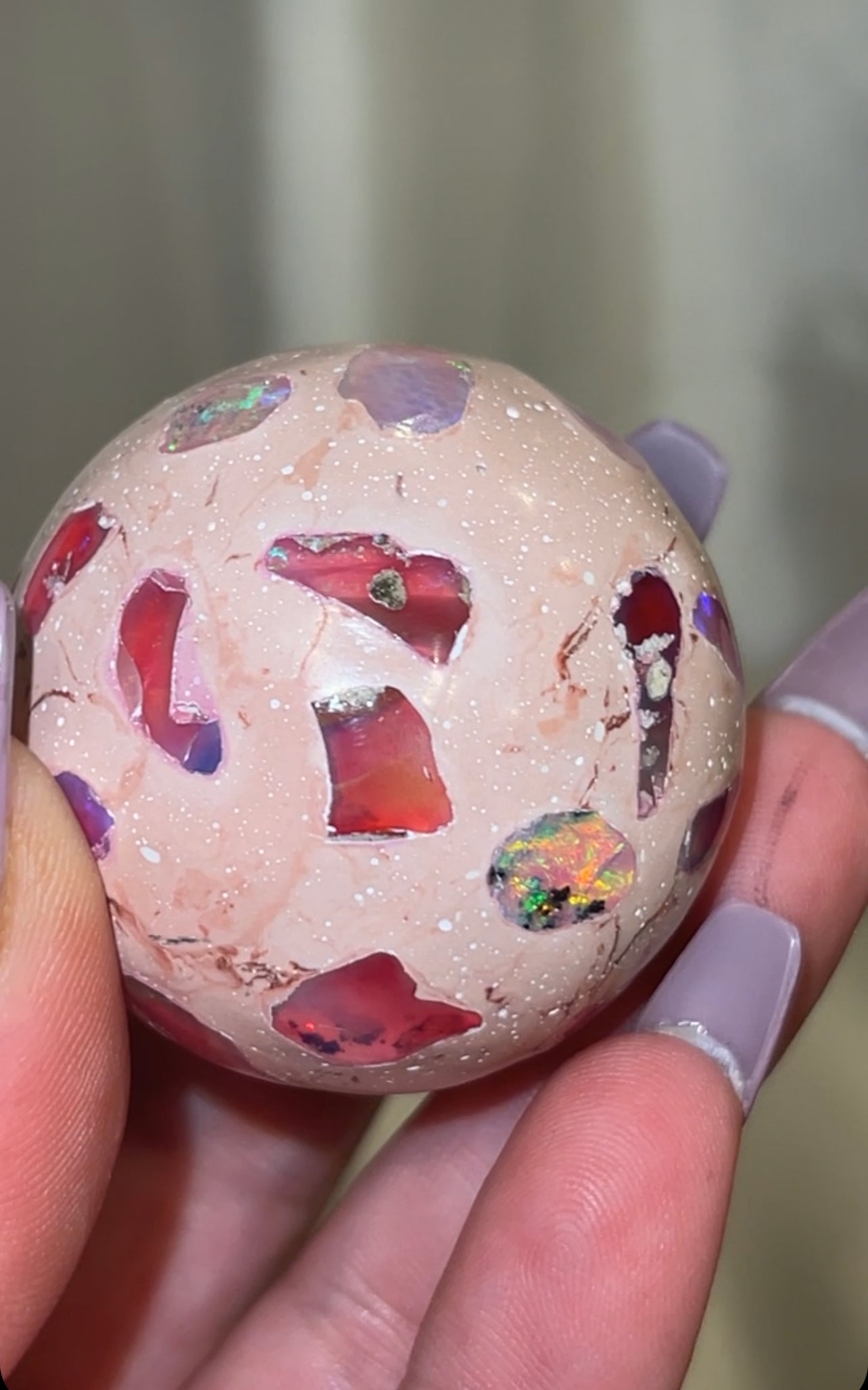 Mexican Fire Opal AAA Sphere