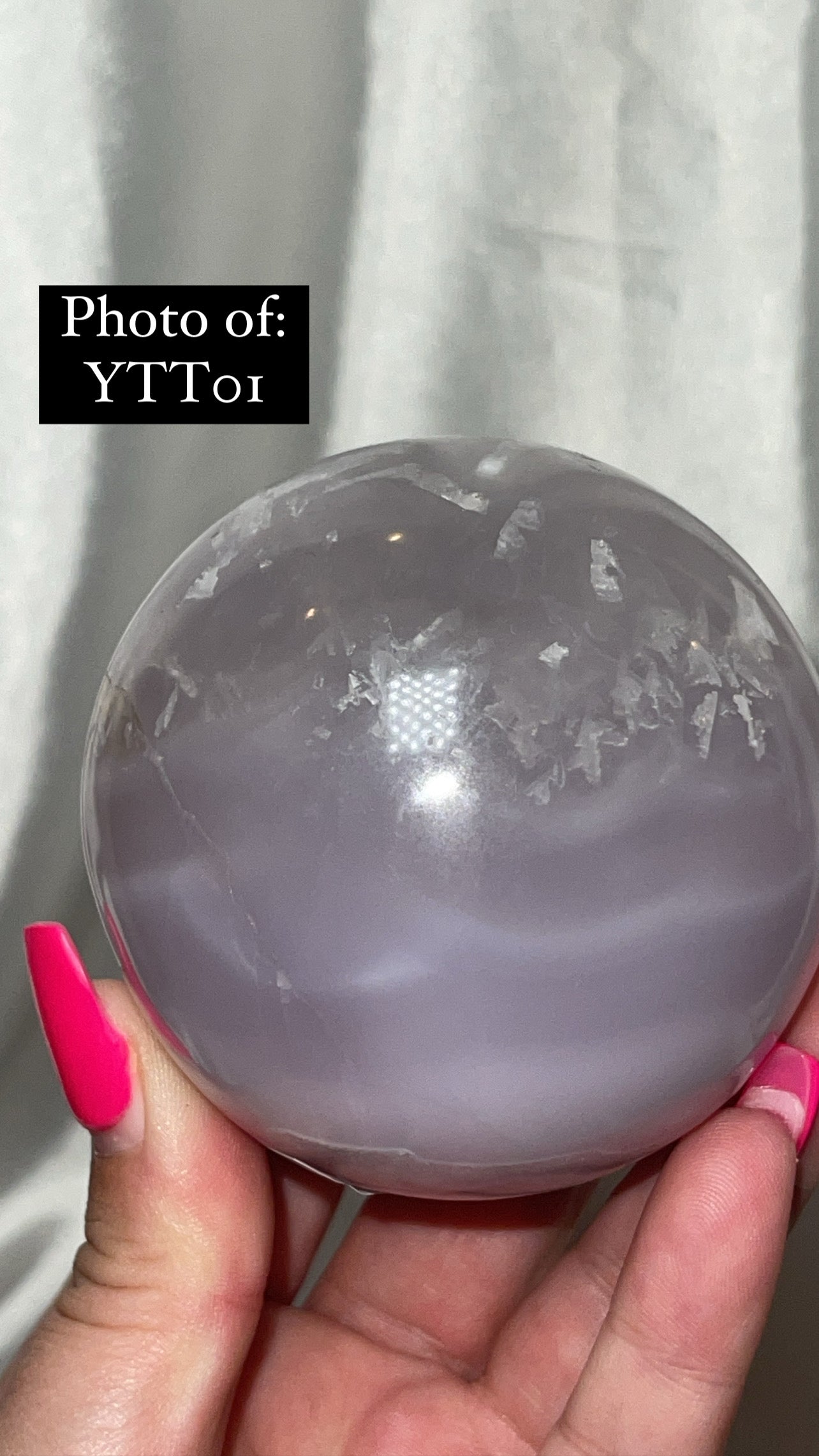 Yttrium Fluorite XL Sphere