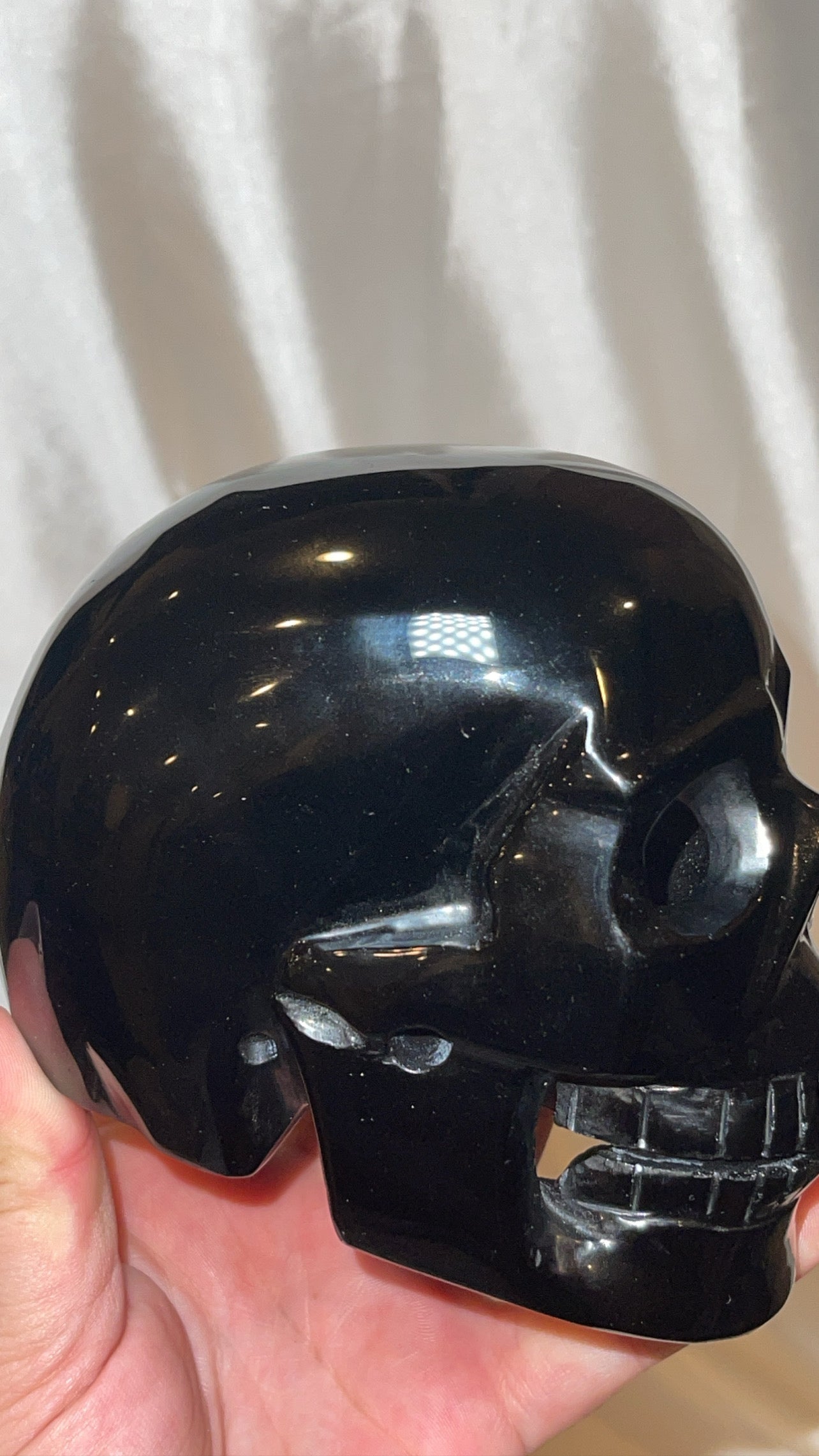 Obsidian Hollow XL Skull