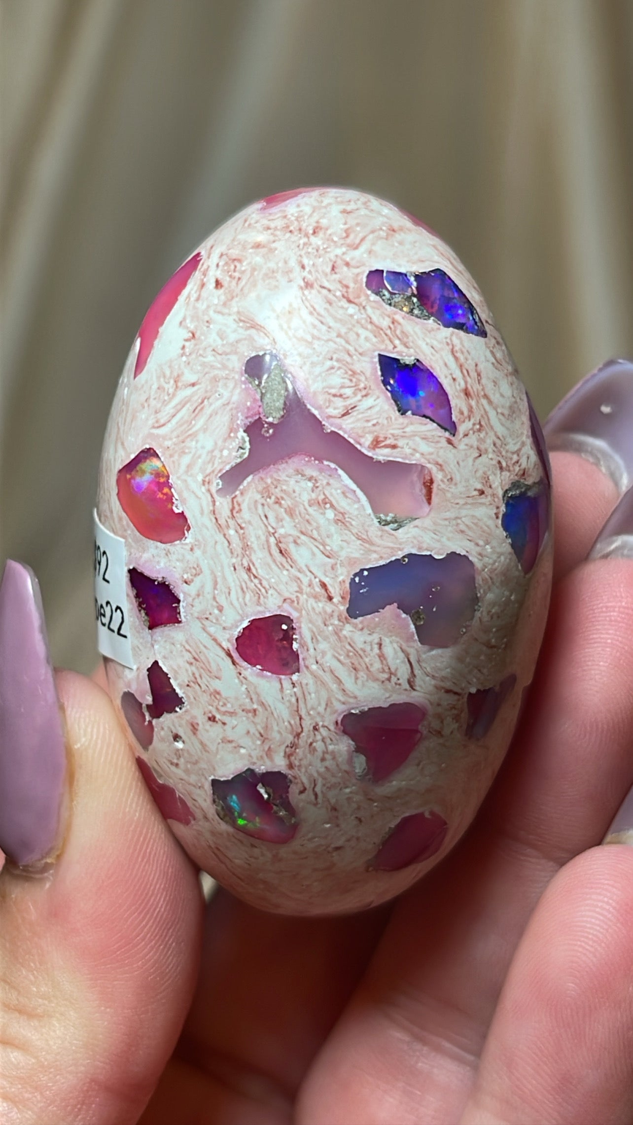 Mexican Fire Opal AAA Egg