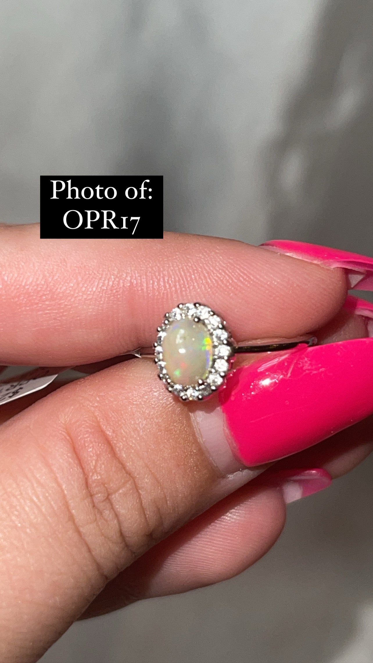 Ethiopian Welo Opal 925 Sterling Silver Adjustable Ring (Choose Your Own)