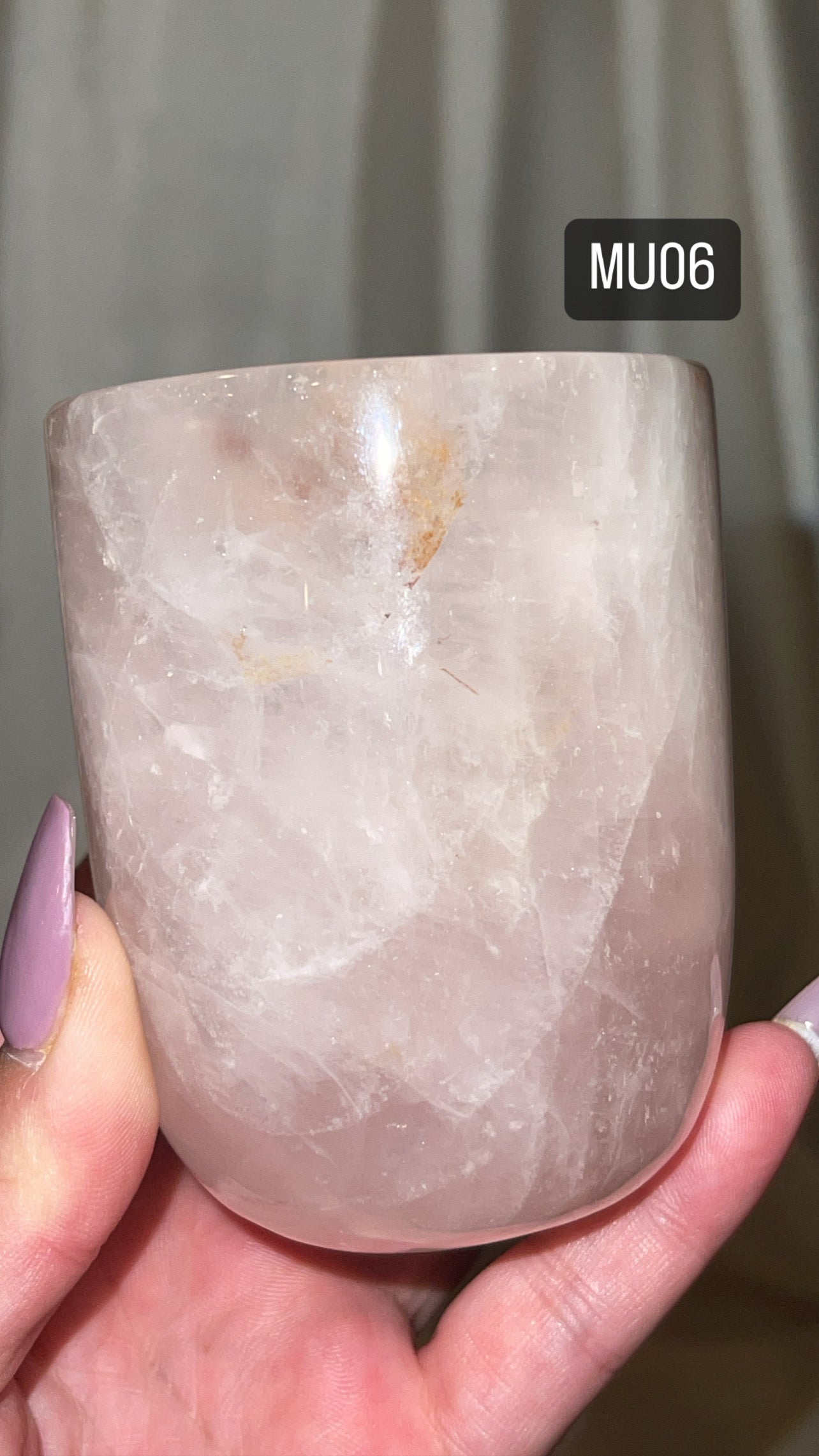 Rose Quartz AAA Cup
