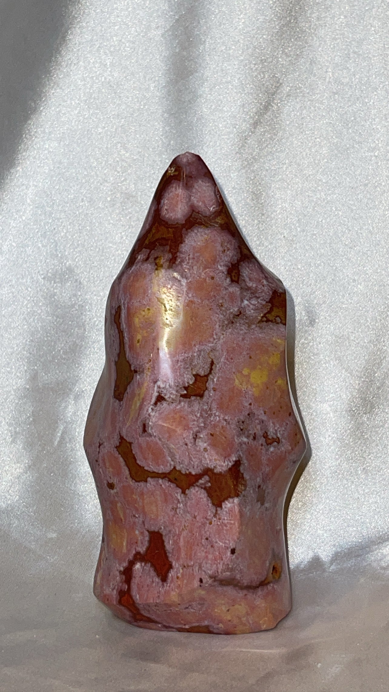 Pink Ocean Jasper AAA Large Flame