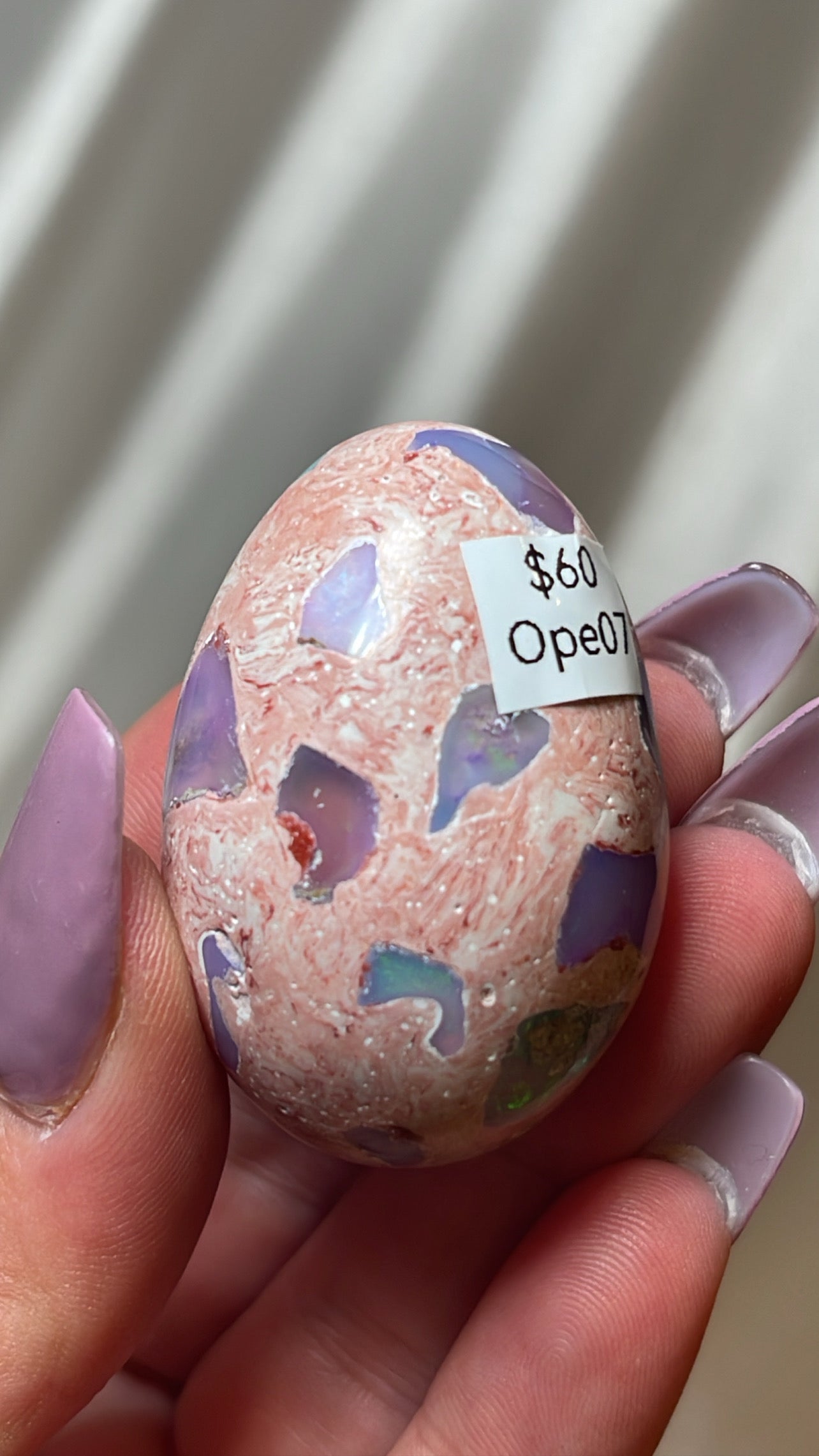 Mexican Fire Opal AAA Egg