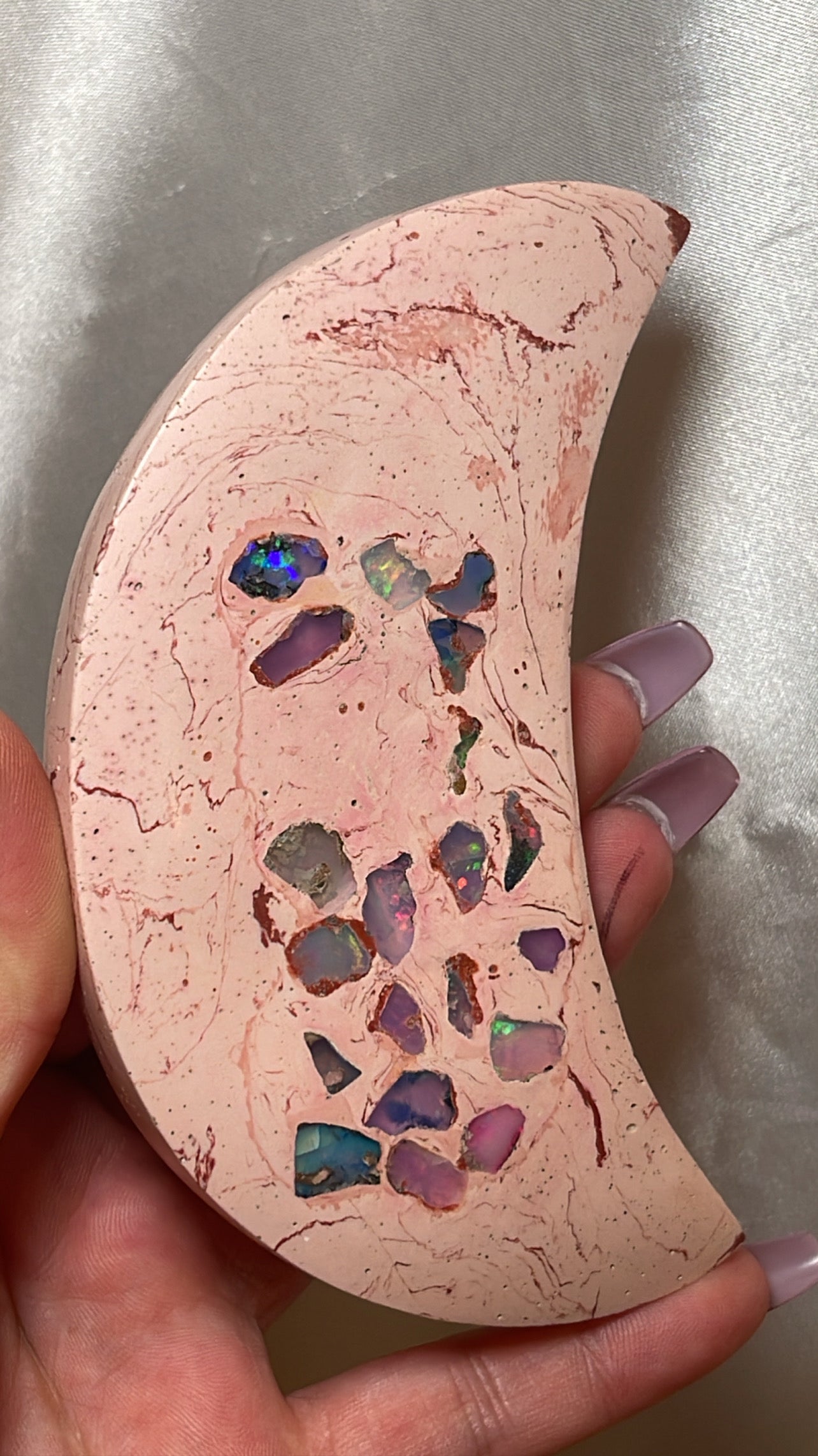 Mexican Fire Opal AAA XL Moon