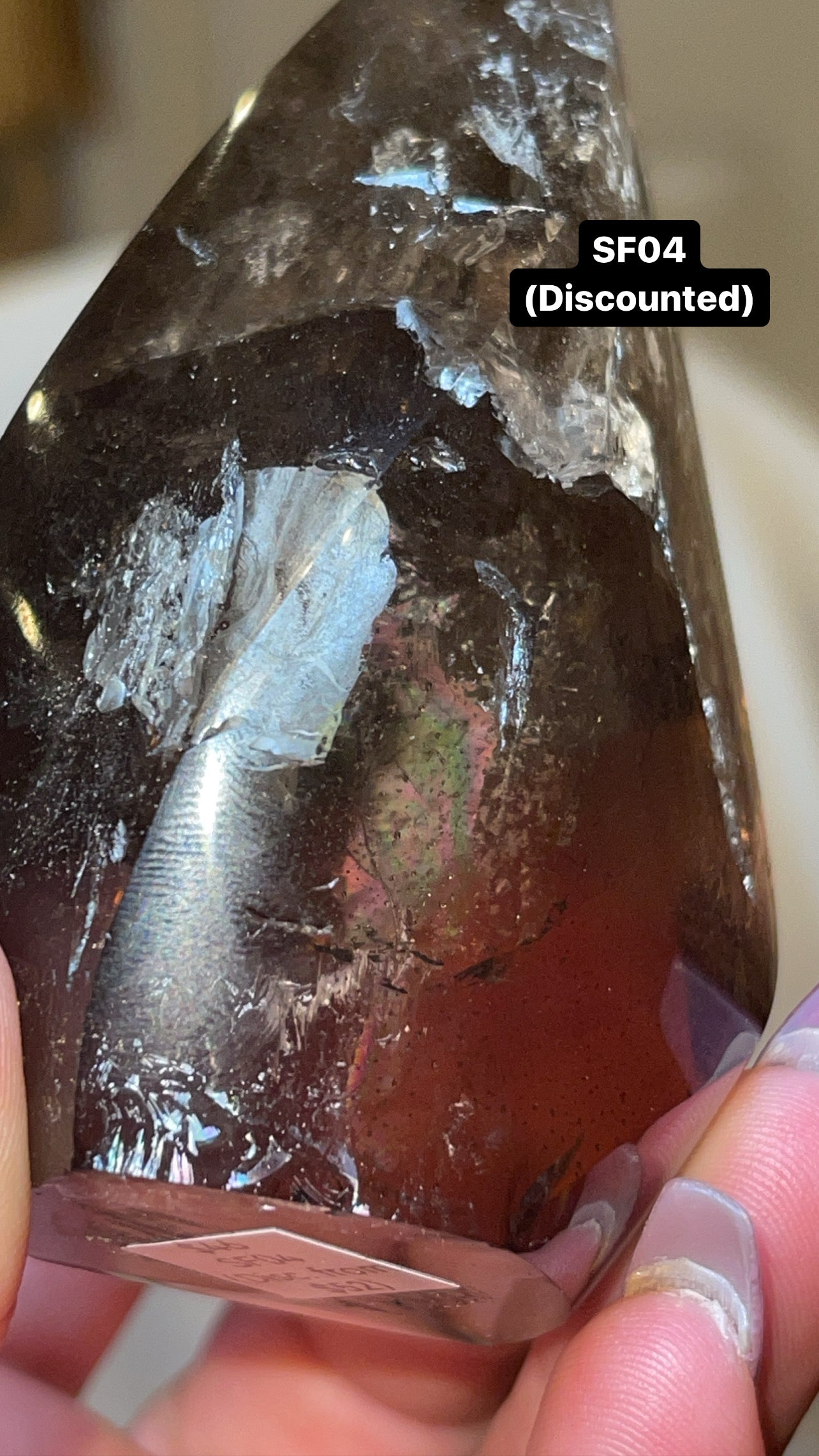 Smoky Quartz AAA Flame