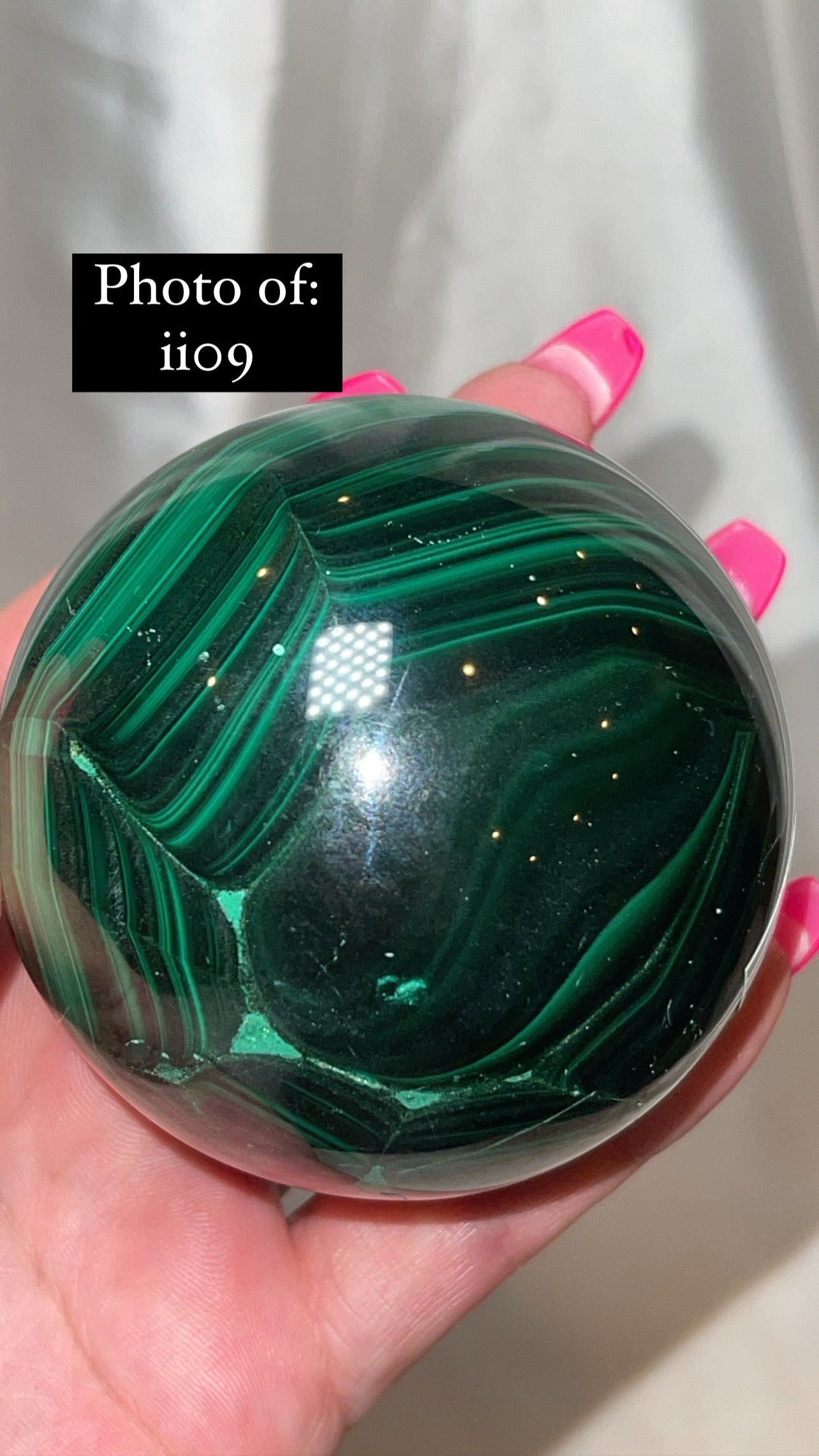 Malachite AA Large/XL Sphere