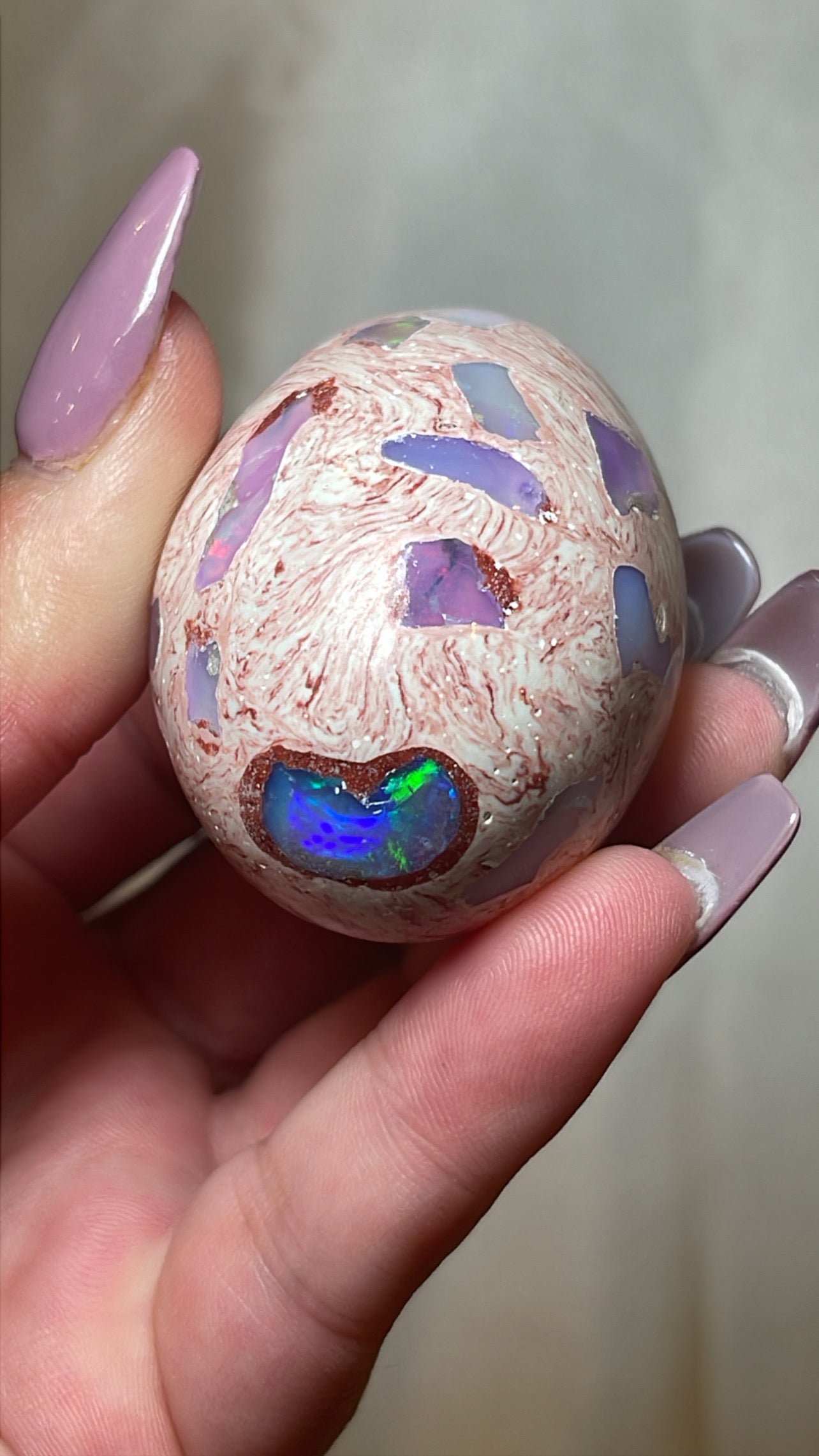 Mexican Fire Opal AAA Egg