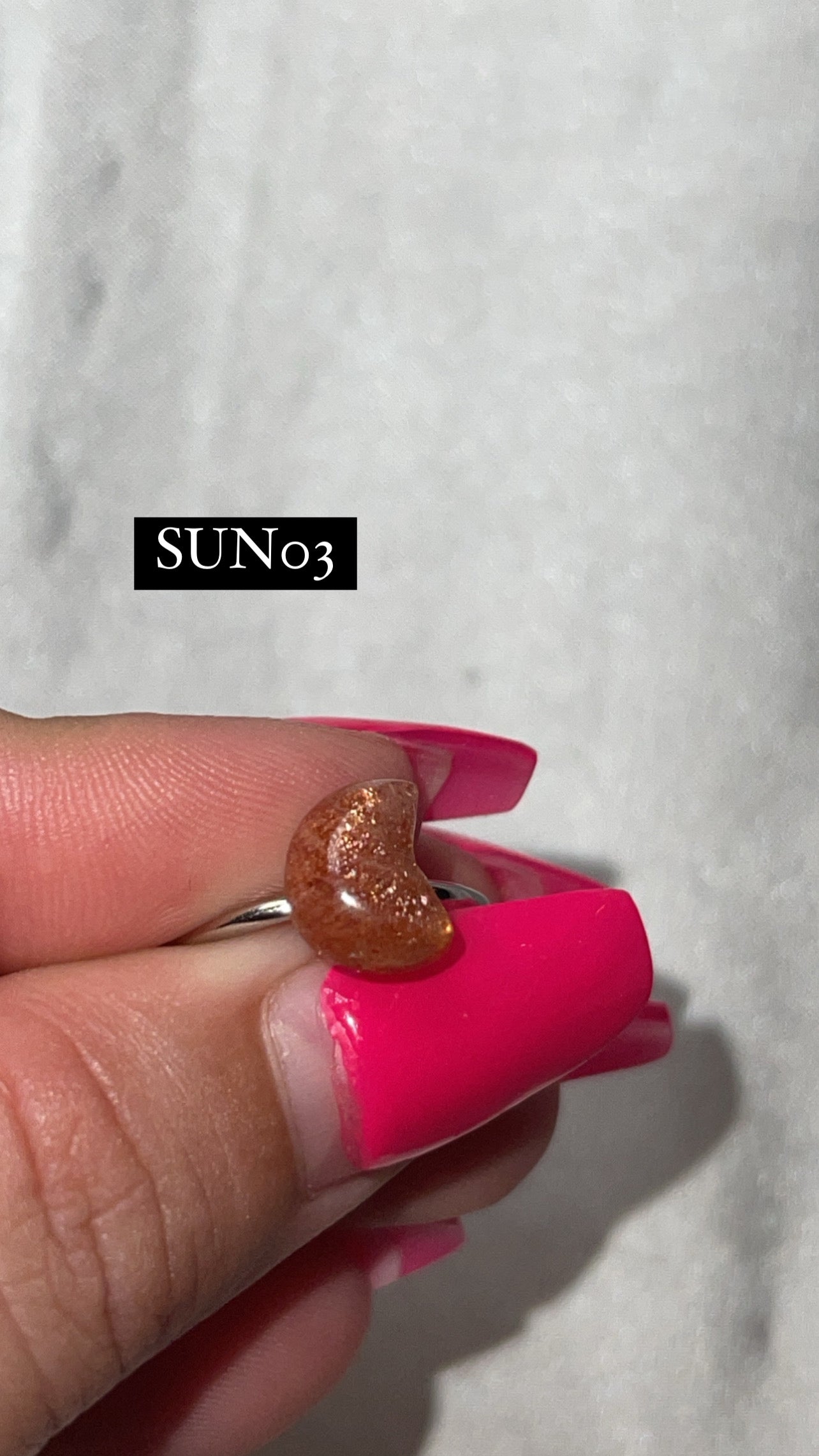Sunstone AAA 925 Sterling Silver Adjustable Ring (Choose Your Own!)