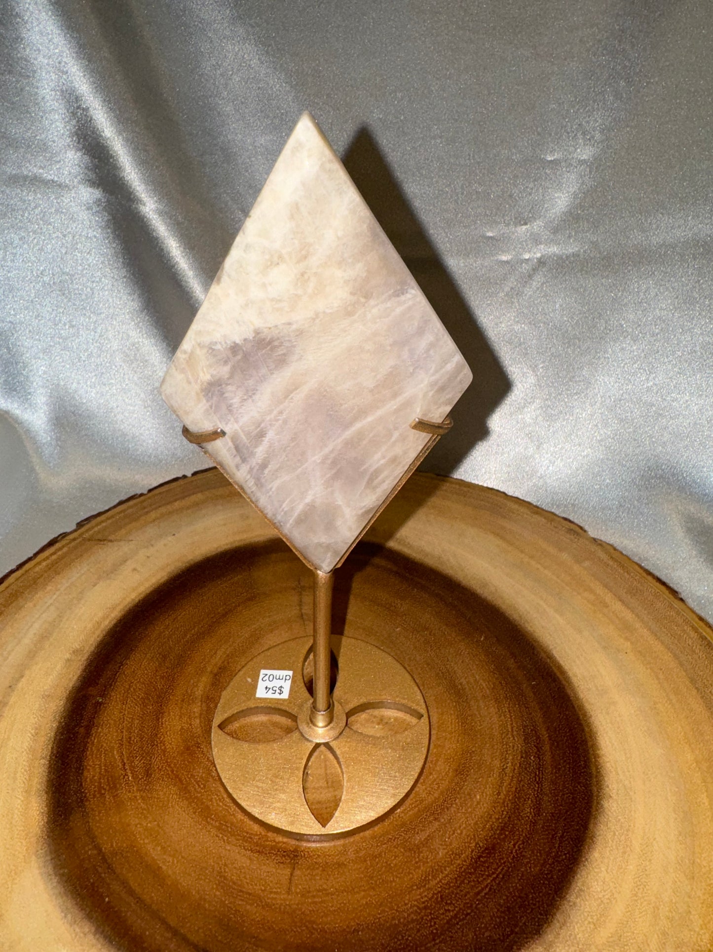 Moonstone Diamond on Stand AAA