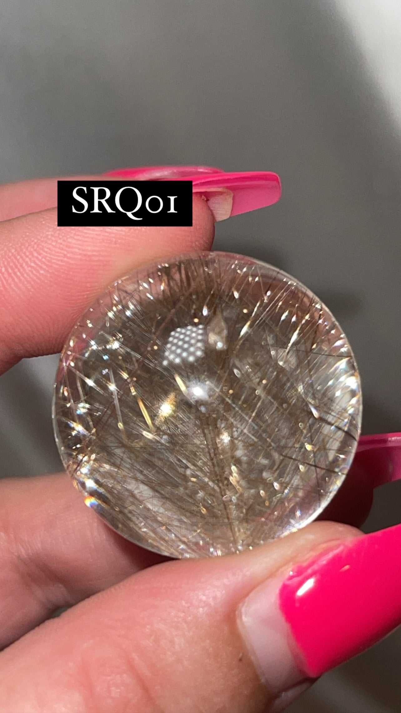 Silver Rutile Quartz AAA Sphere
